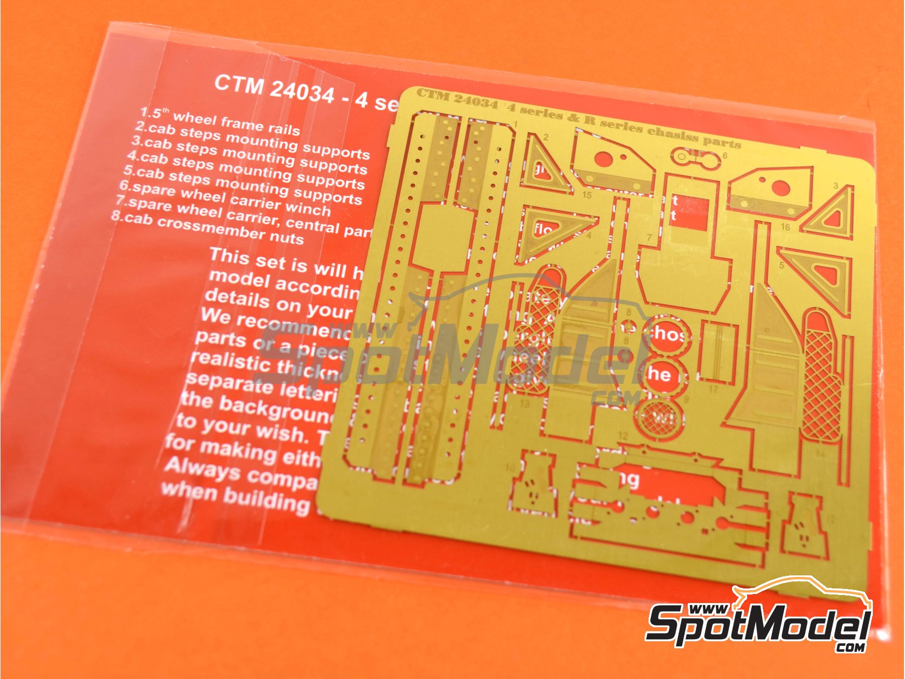 Image 1: Scania 4 series and R series | Detail up set in 1/24 scale manufactured by Czech Truck Model (ref.&nbsp;CTM24034)