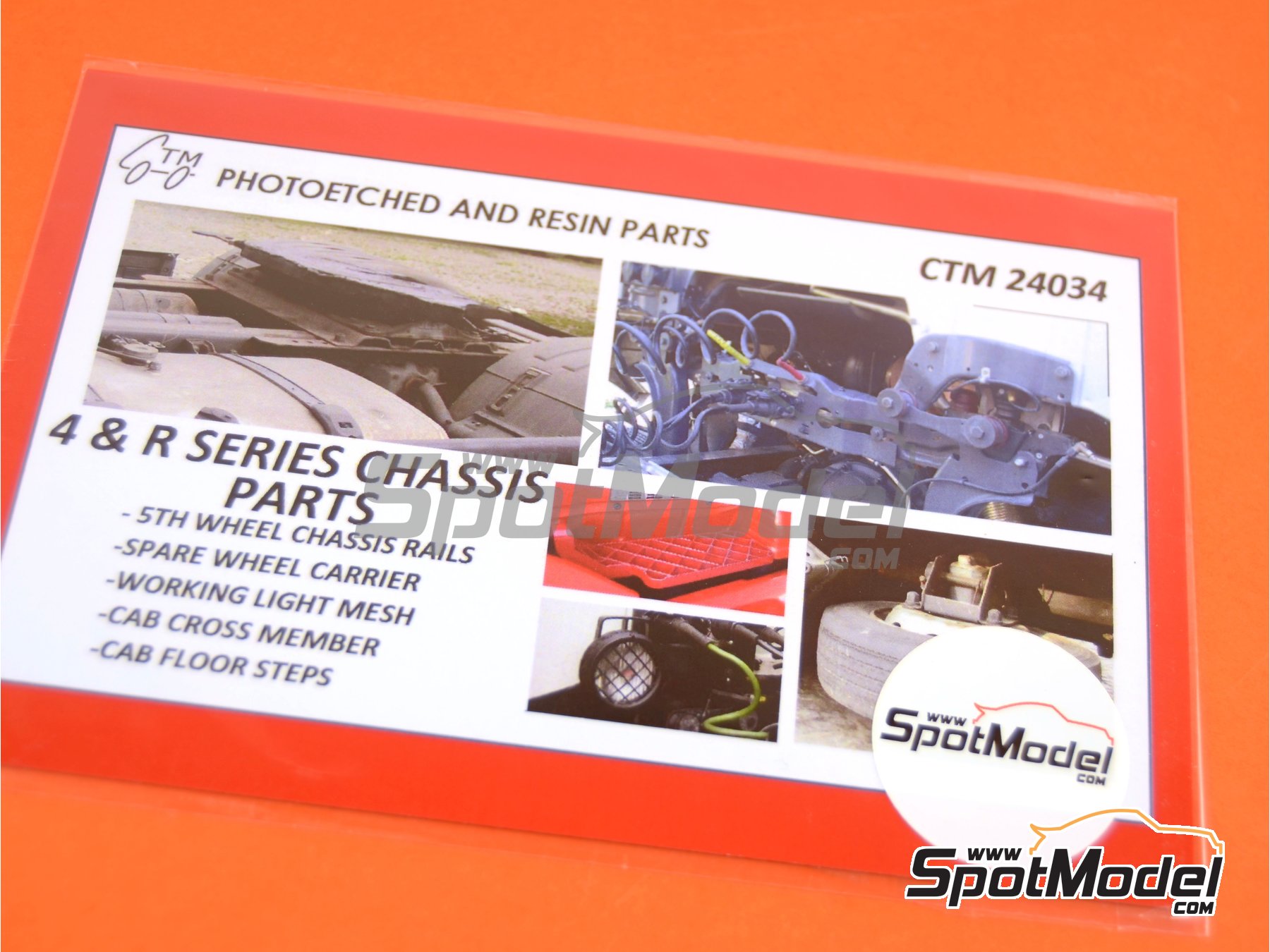 Image 4: Scania 4 series and R series | Detail up set in 1/24 scale manufactured by Czech Truck Model (ref.&nbsp;CTM24034)