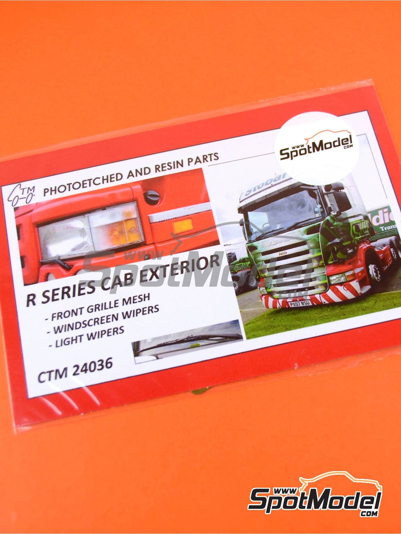 Scania R series | Fotograbados en escala 1/24 fabricado por Czech Truck Model (ref. CTM24036) image