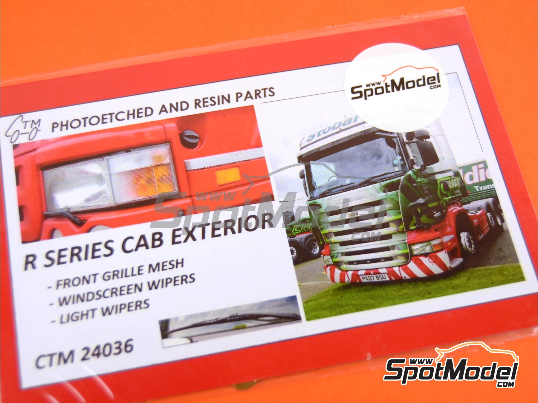 Image 3: Scania R series | Fotograbados en escala 1/24 fabricado por Czech Truck Model (ref. CTM24036)