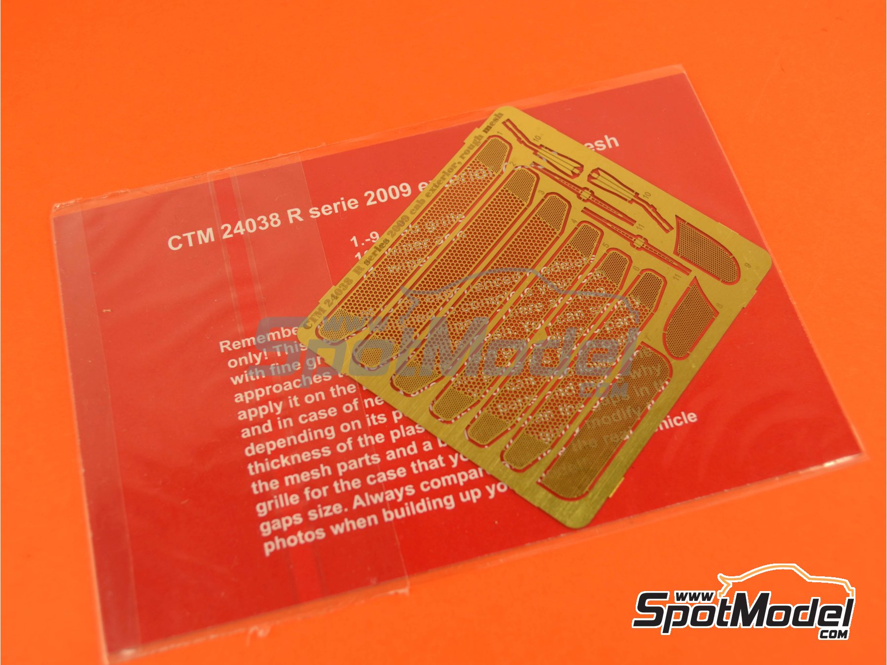 Image 2: Scania R series -  2009 | Set de mejora y detallado en escala 1/24 fabricado por Czech Truck Model (ref. CTM24038)