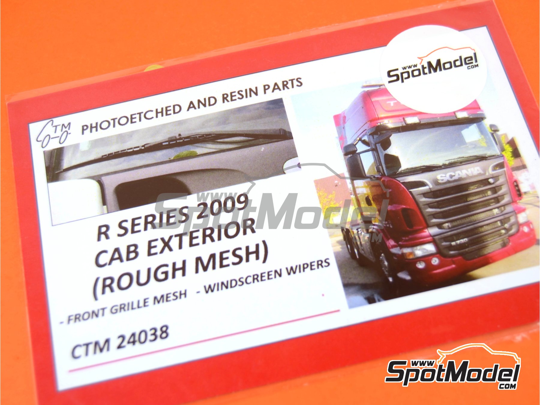 Image 3: Scania R series -  2009 | Set de mejora y detallado en escala 1/24 fabricado por Czech Truck Model (ref. CTM24038)