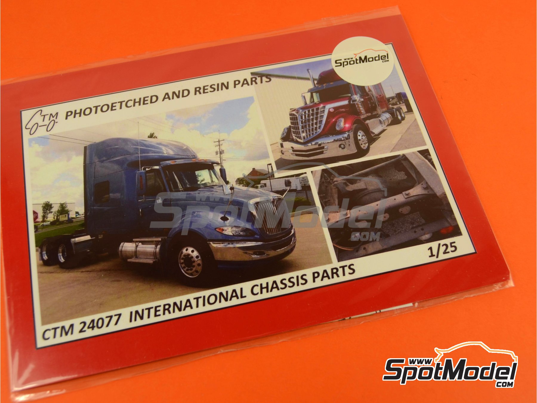 Image 5: Chasis para camiones International | Set de mejora y detallado en escala&nbsp;1/25 fabricado por Czech Truck Model (ref.&nbsp;CTM24077)