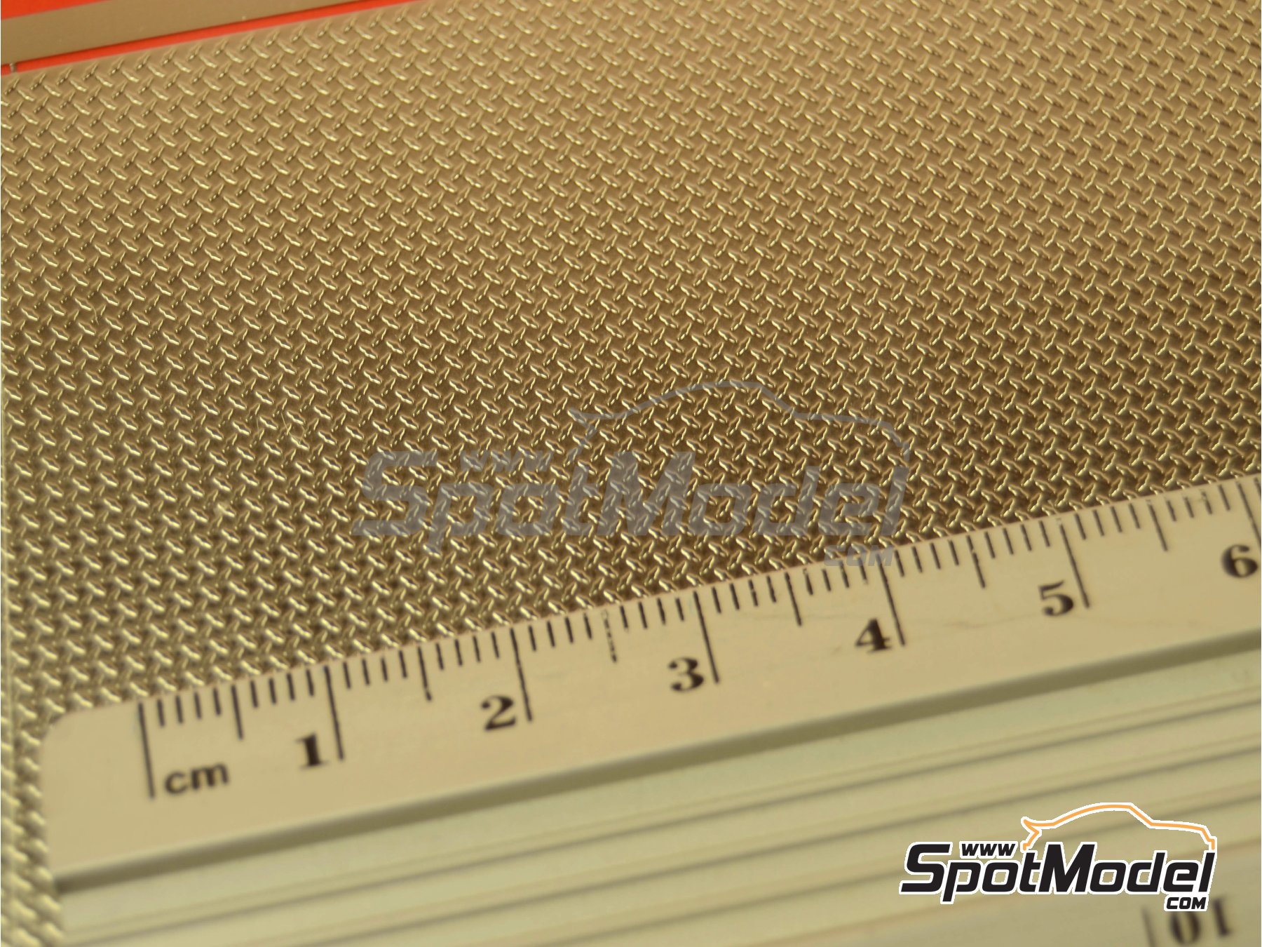 Image 3: Anti-slip plate | Engraved plate in 1/24 scale manufactured by Czech Truck Model (ref.&nbsp;CTM24094)