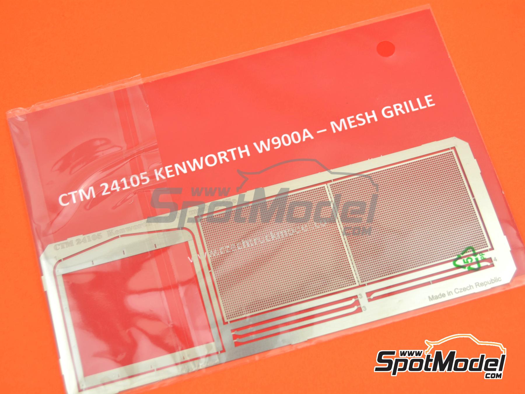 Image 3: Kenworth W 900A | Detail up set in 1/25 scale manufactured by Czech Truck Model (ref.&nbsp;CTM24105)