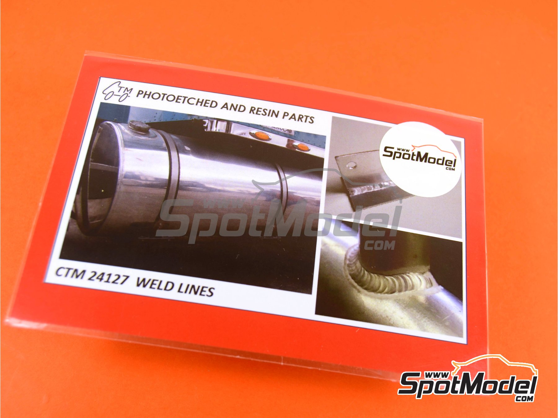 Image 1: Weld lines | Detail in 1/24 scale manufactured by Czech Truck Model (ref.&nbsp;CTM24127)