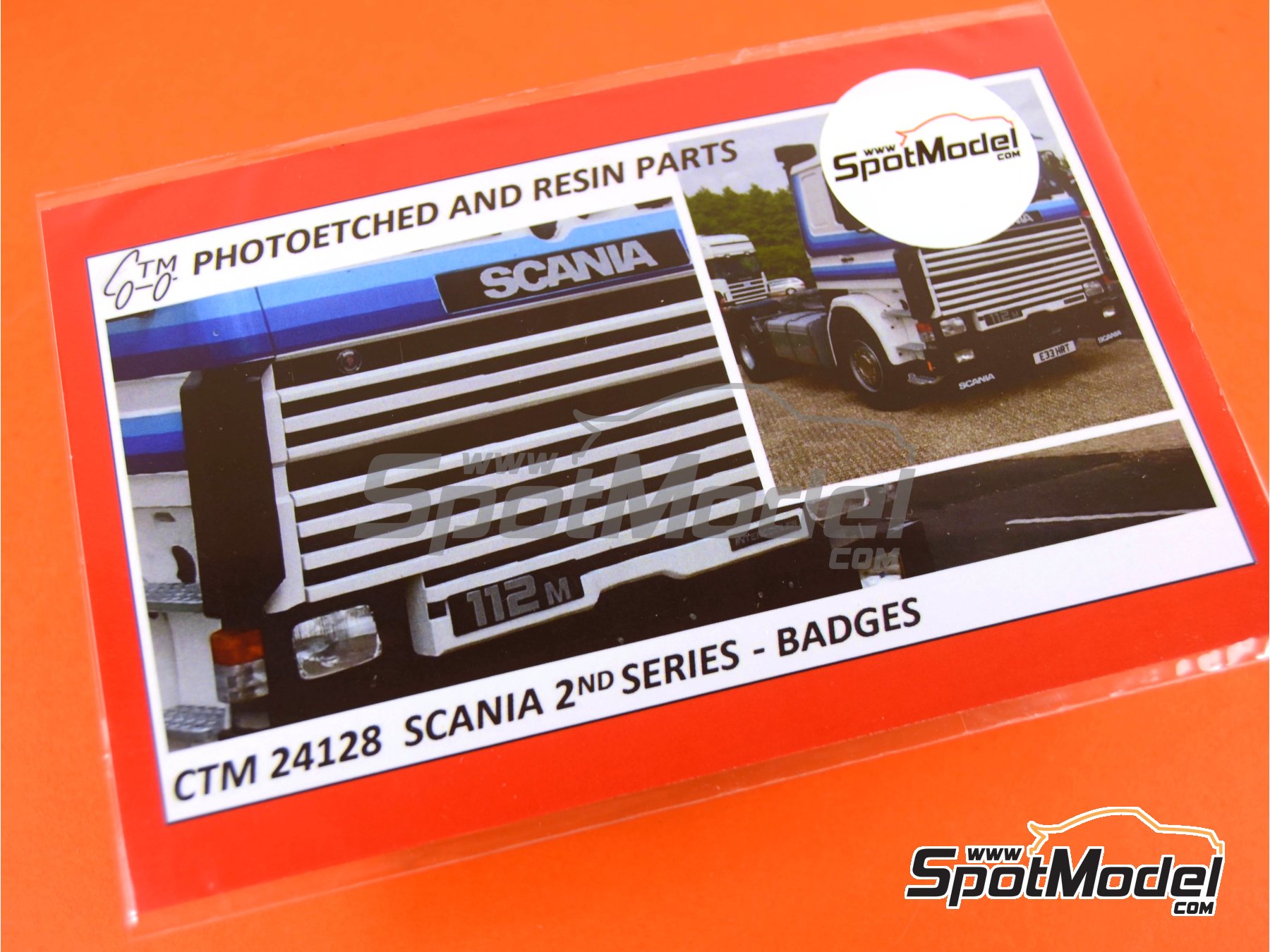 Image 1: Scania serie 2 | Insignias en escala&nbsp;1/24 fabricado por Czech Truck Model (ref.&nbsp;CTM24128)