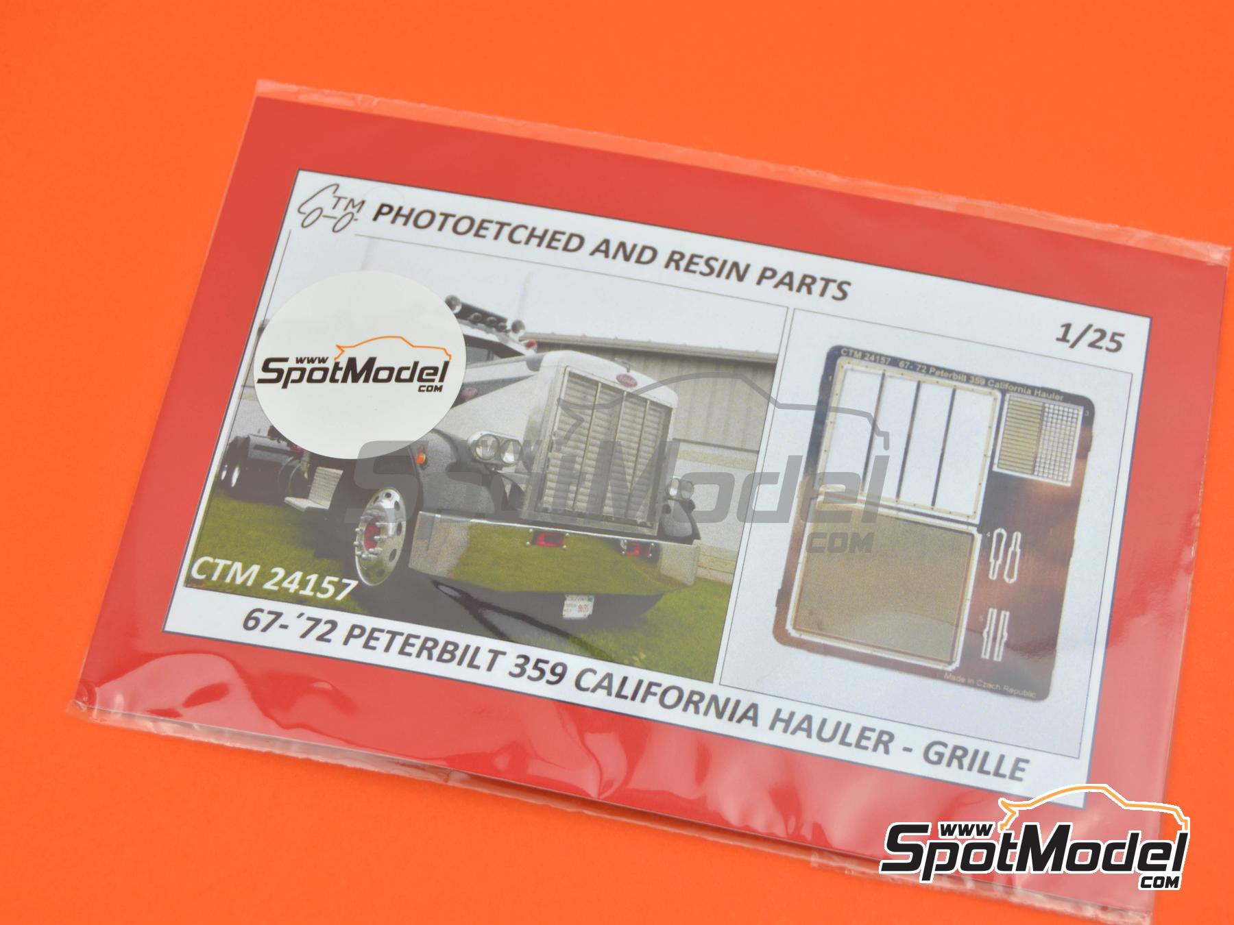 Image 2: Peterbilt 359 California Hauler -  1967, 1968, 1969, 1970, 1971 y  1972 | Set de mejora y detallado en escala&nbsp;1/25 fabricado por Czech Truck Model (ref.&nbsp;CTM24157)