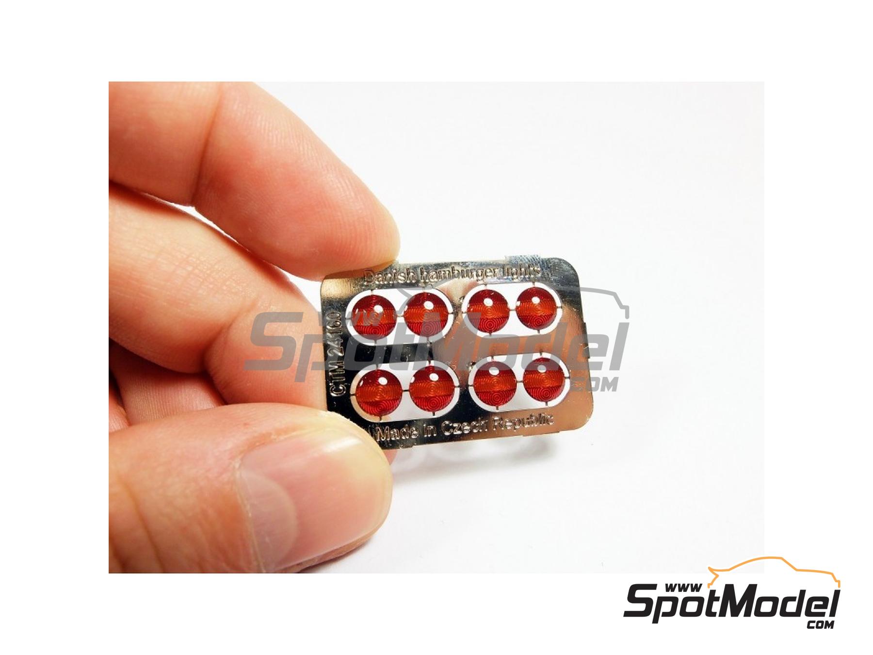 Image 4: Danish hamburger lights | Lights in 1/24 scale manufactured by Czech Truck Model (ref.&nbsp;CTM24160)