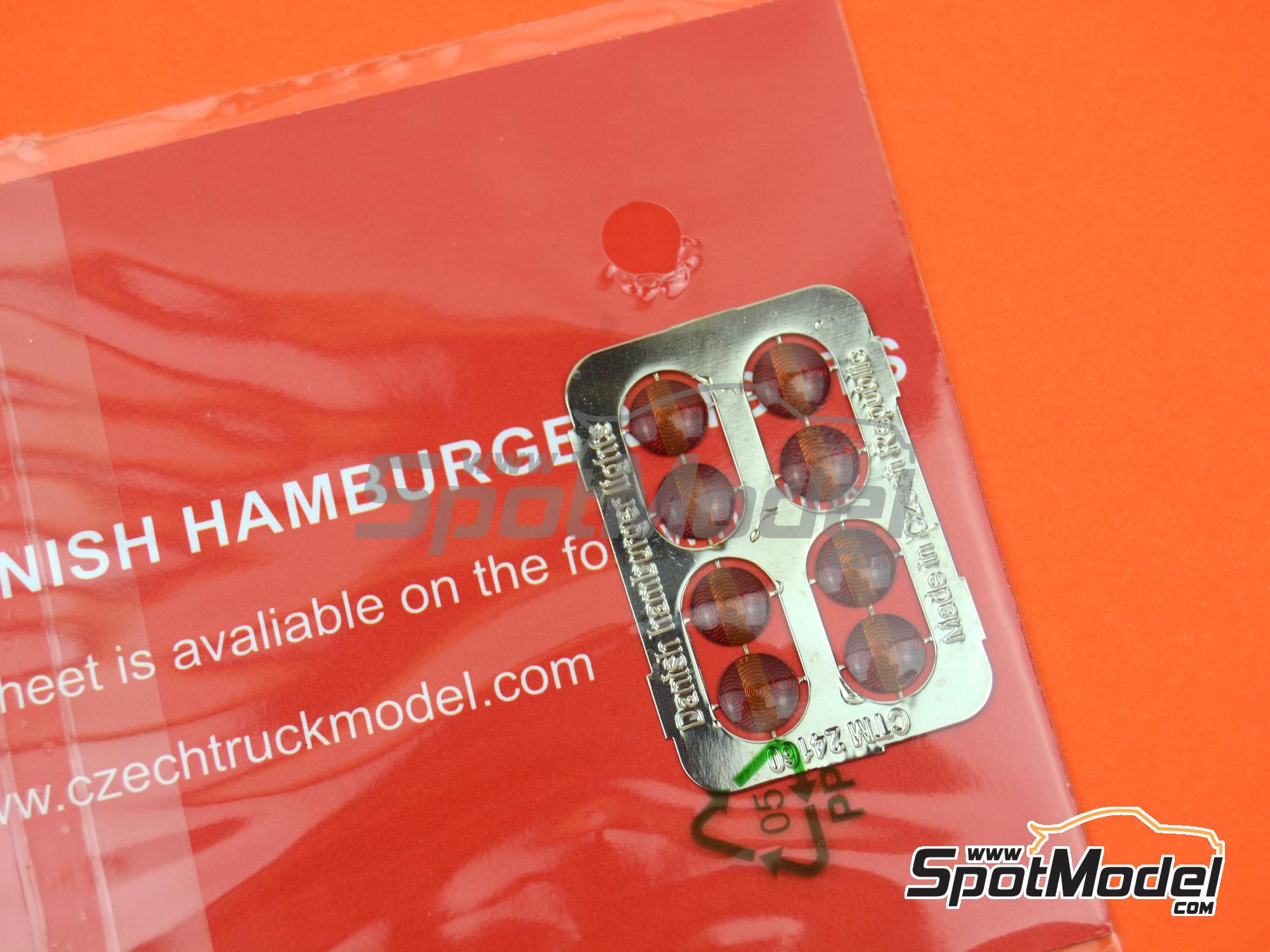 Image 5: Danish hamburger lights | Lights in 1/24 scale manufactured by Czech Truck Model (ref.&nbsp;CTM24160)