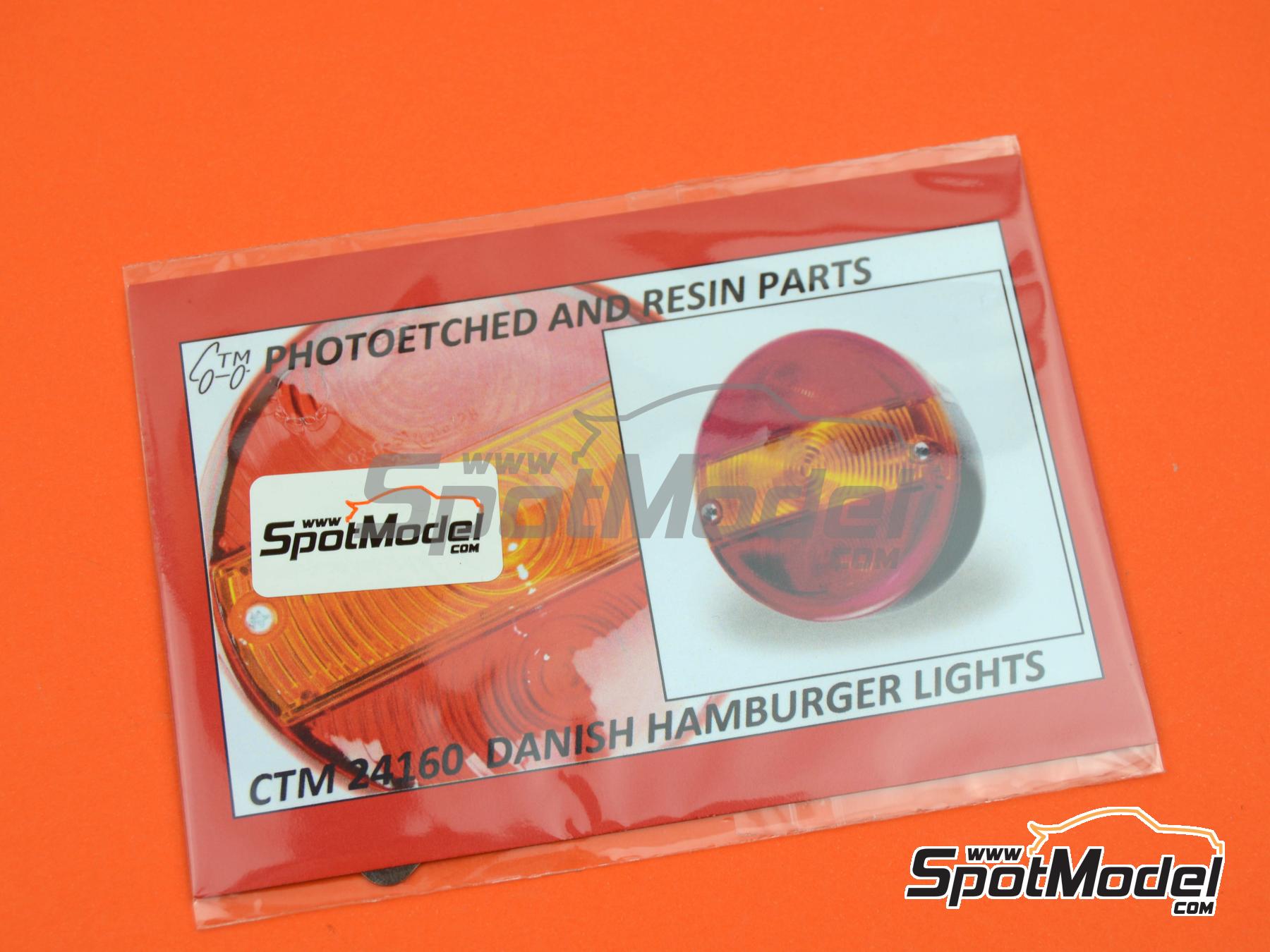 Image 7: Danish hamburger lights | Lights in 1/24 scale manufactured by Czech Truck Model (ref.&nbsp;CTM24160)