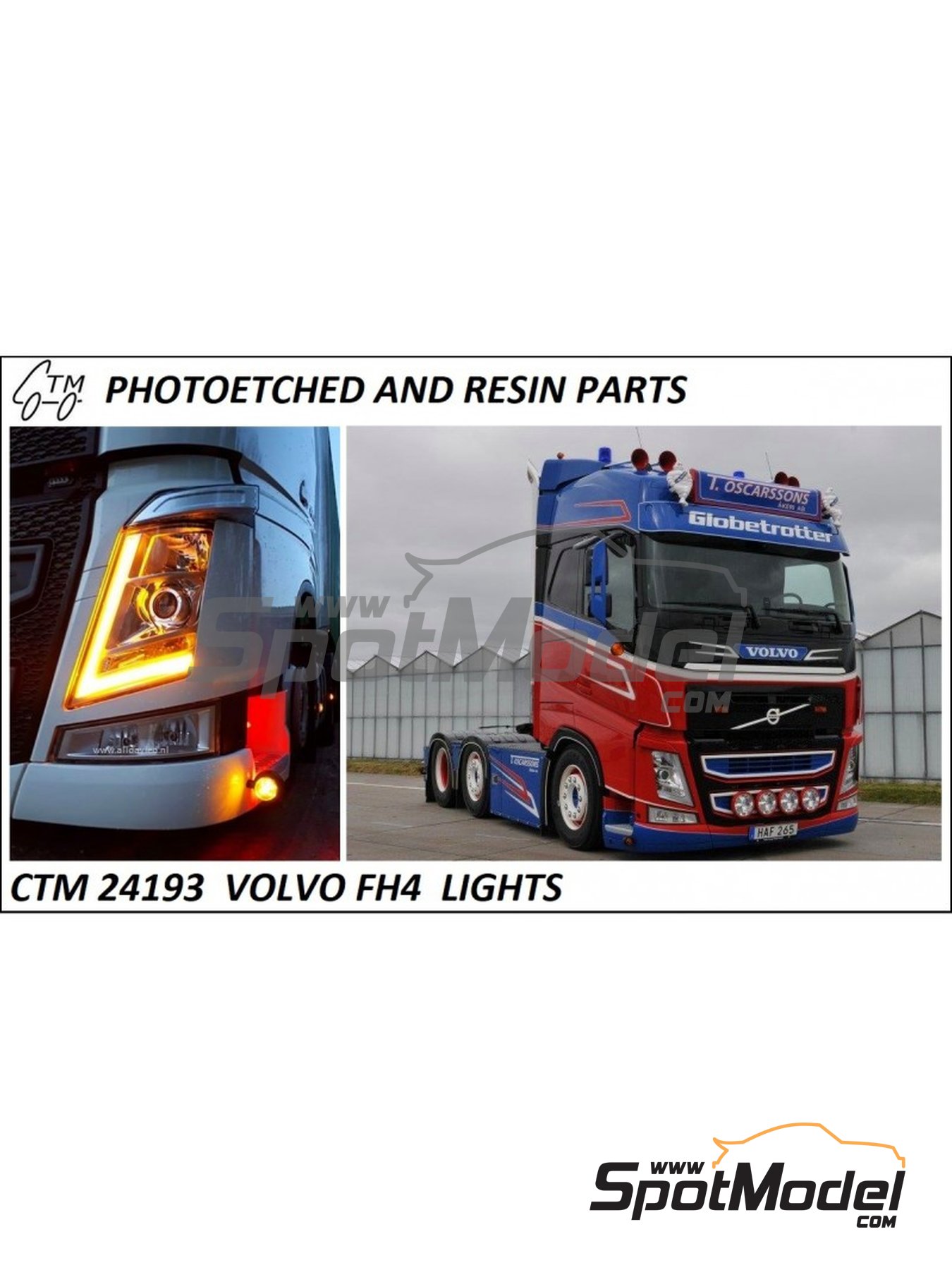 CTM 24195 Volvo FH 4 standard grille 1:24