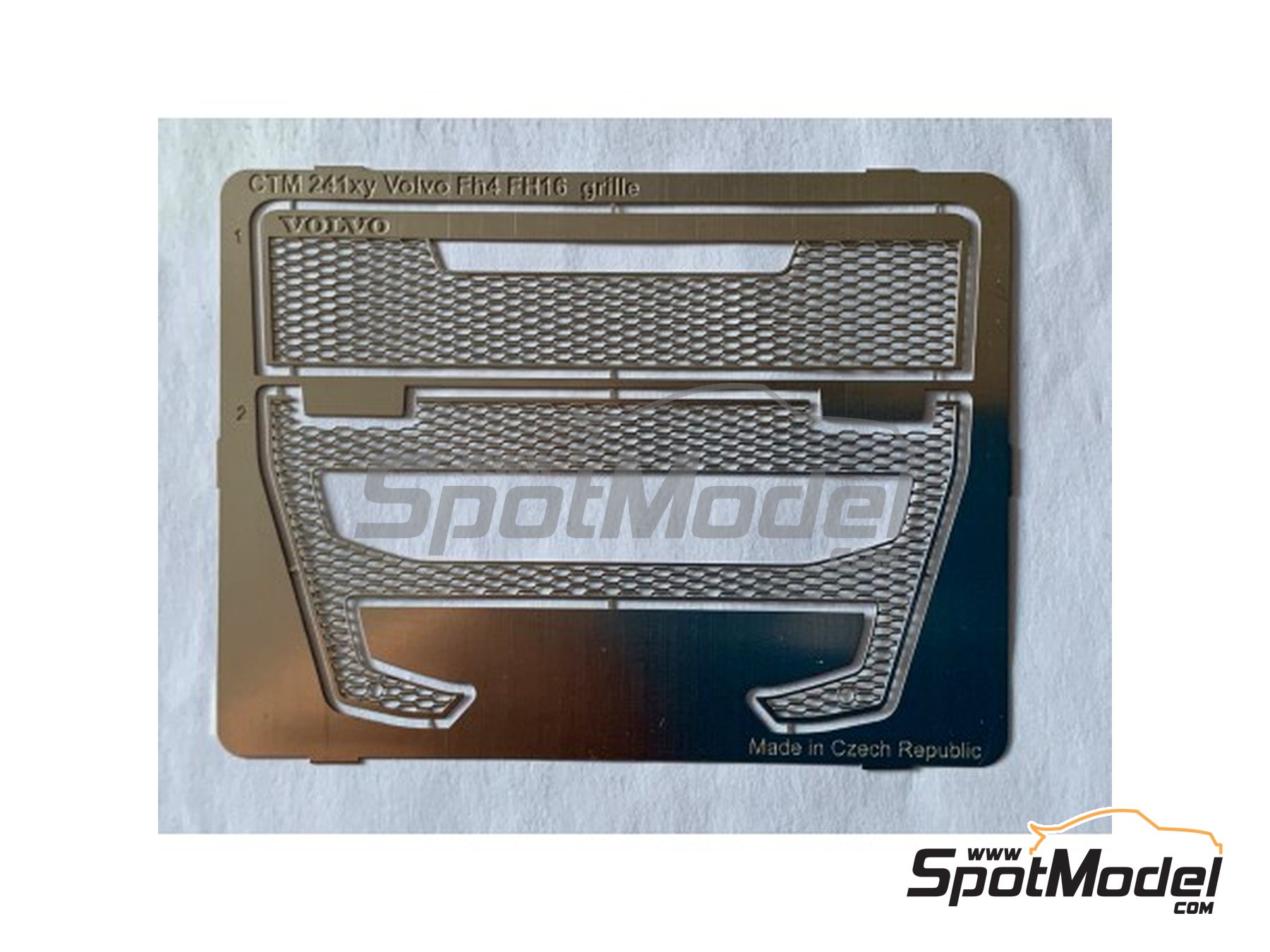 Image 2: Rejilla del Volvo FH16 para el Volvo FH4 | Set de mejora y detallado en escala 1/24 fabricado por Czech Truck Model (ref. CTM24194)