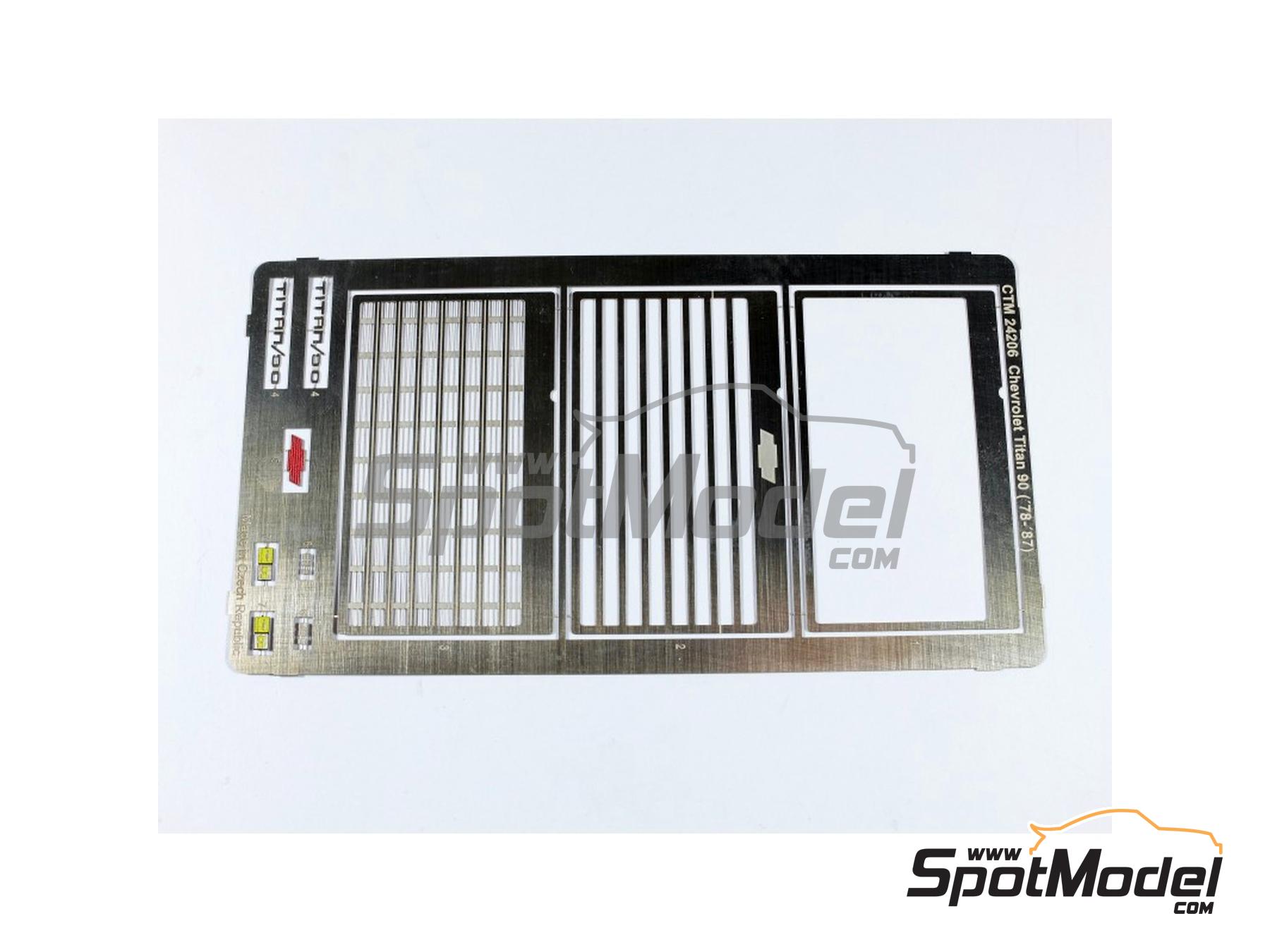 Image 2: Chevrolet Titan 90 -  1978-1987 | Detail up set in 1/25 scale manufactured by Czech Truck Model (ref.&nbsp;CTM24206)