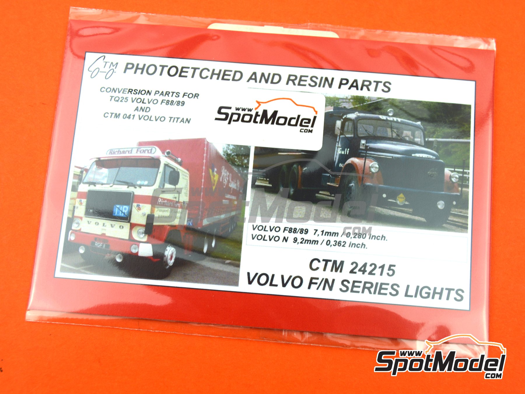 Image 6: Volvo F88 F89 N88 | Luces en escala&nbsp;1/25 fabricado por Czech Truck Model (ref.&nbsp;CTM24215)