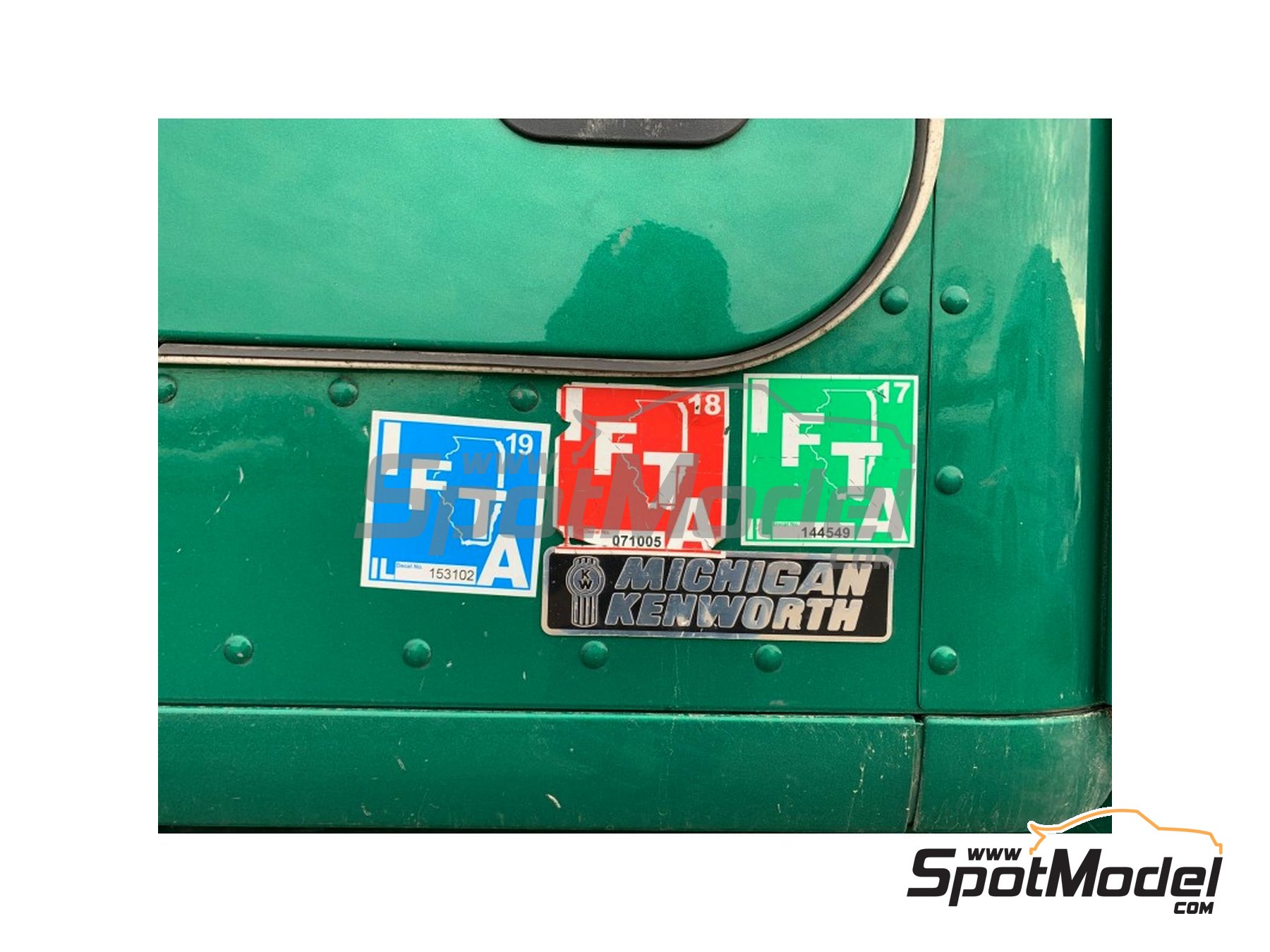 Czech Truck Model Logotypes 1 24 Scale Ifta International Fuel Tax Agreement Ref Ctm24218 Spotmodel