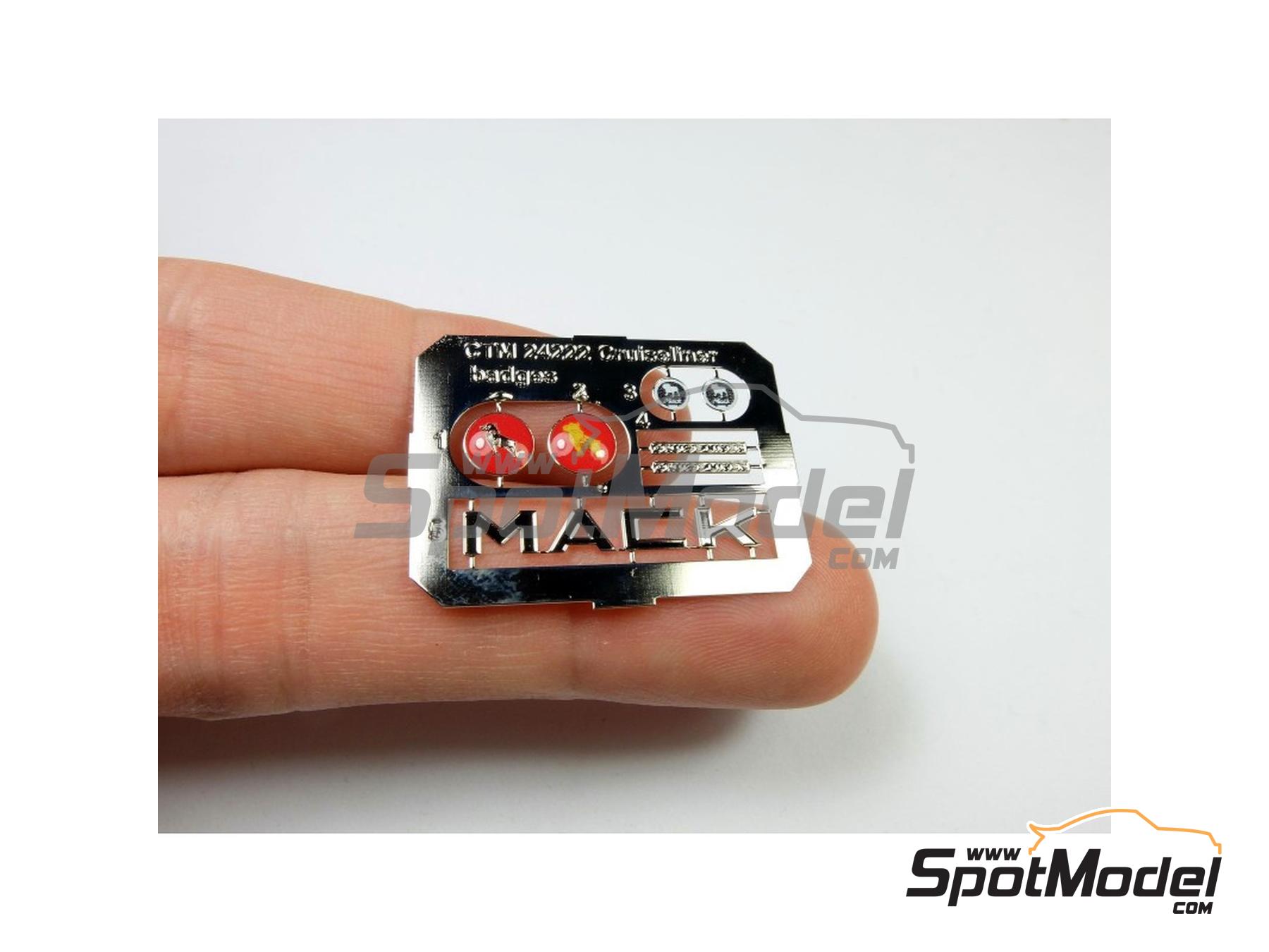 Image 2: Mack Cruise-Liner | Insignias en escala&nbsp;1/25 fabricado por Czech Truck Model (ref.&nbsp;CTM24222)
