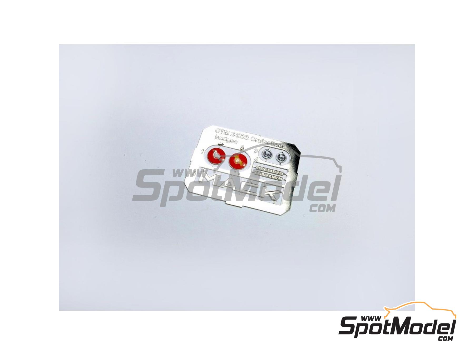 Image 3: Mack Cruise-Liner | Insignias en escala&nbsp;1/25 fabricado por Czech Truck Model (ref.&nbsp;CTM24222)