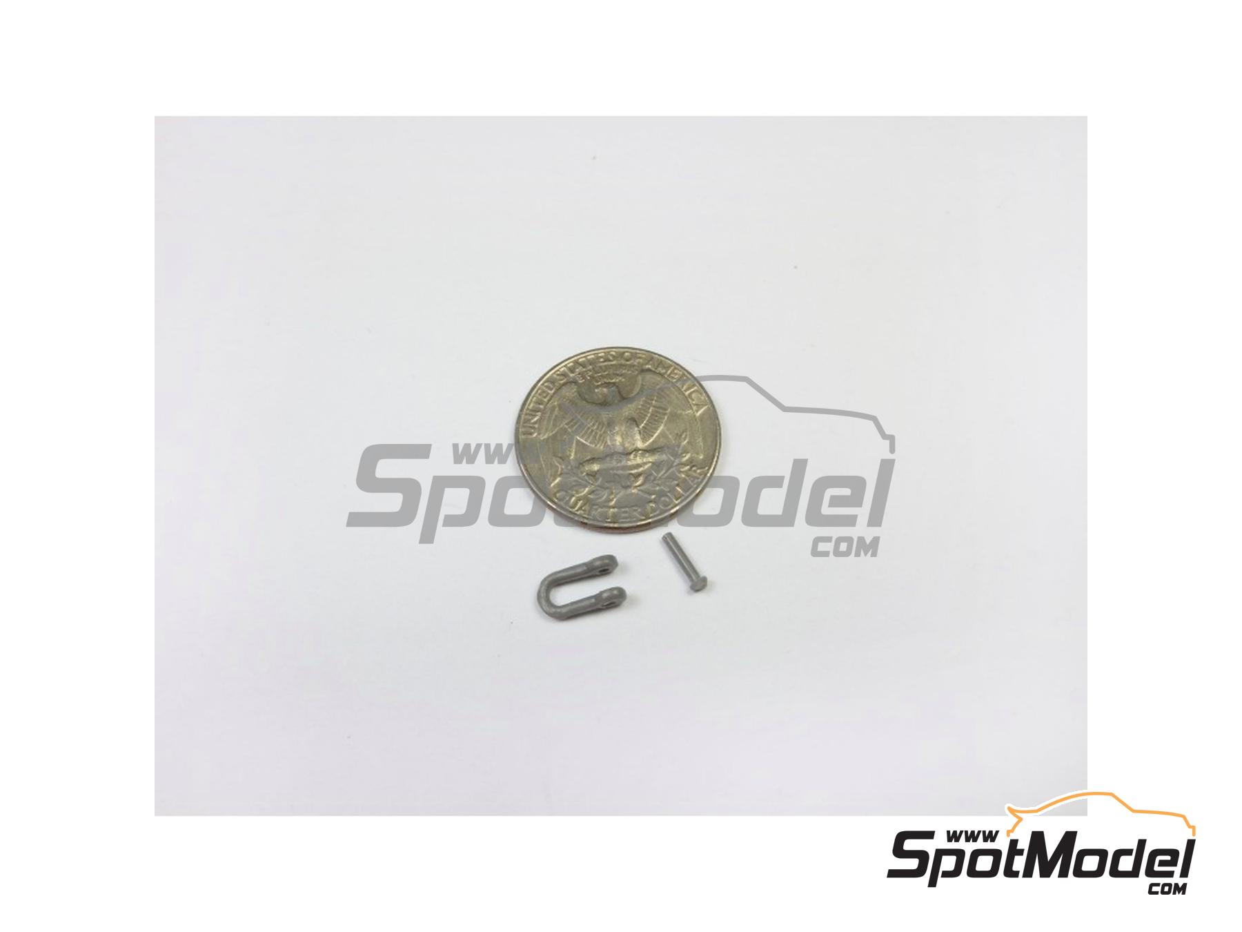 Image 4: Grillete - D Shackle hook | Detalle en escala&nbsp;1/24 fabricado por Czech Truck Model (ref.&nbsp;CTM24227)