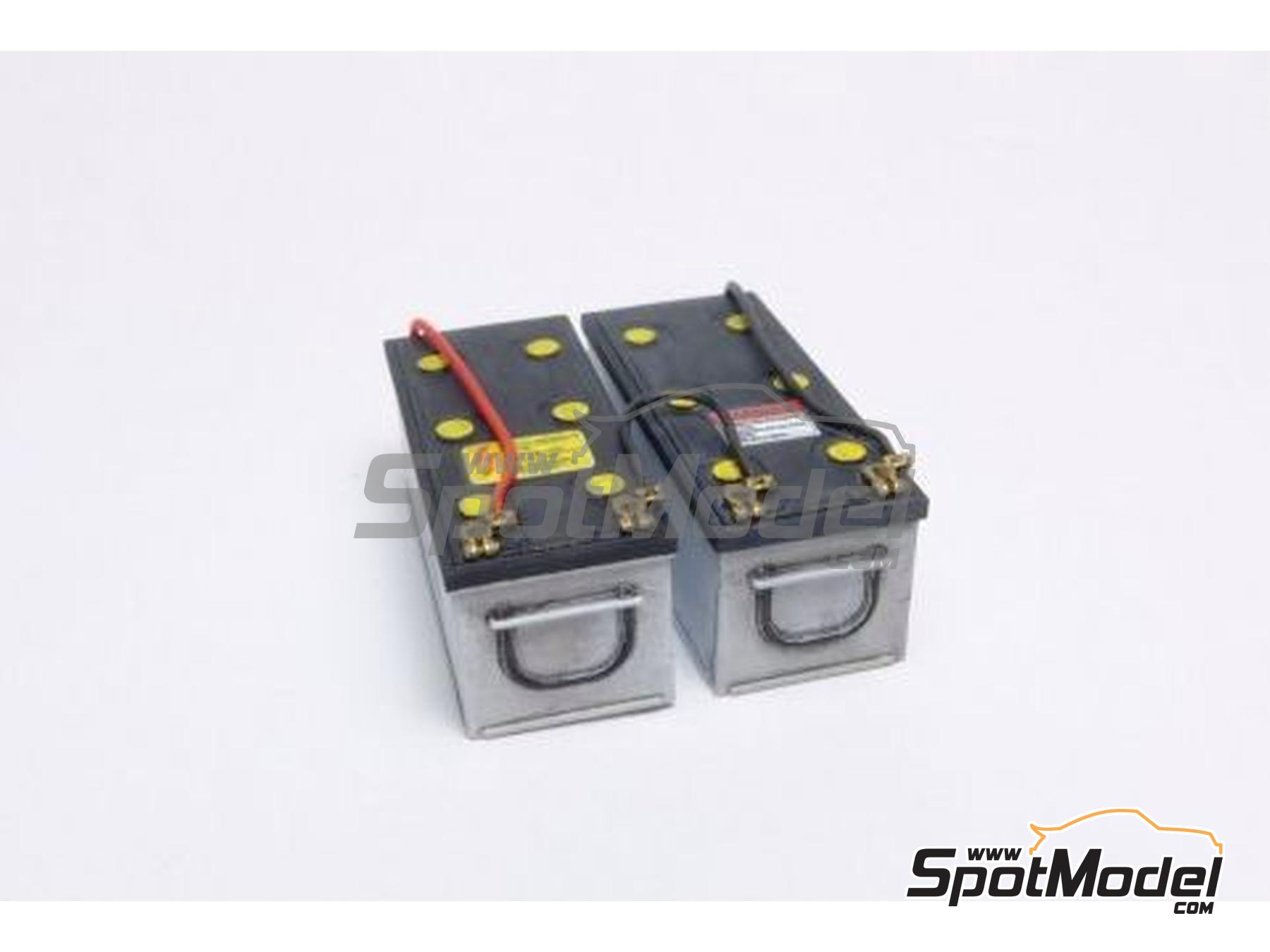 Image 5: Bateria de 24 voltios para camiones europeos | Detalle en escala 1/24 fabricado por Czech Truck Model (ref. CTM24237)