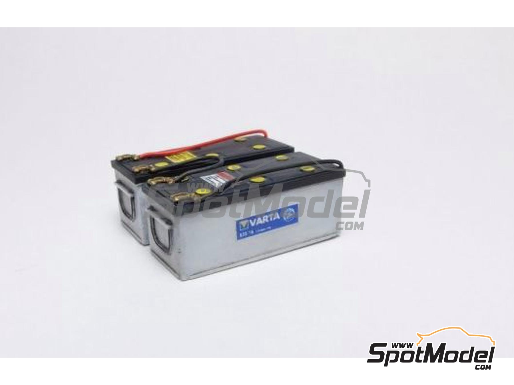 Image 6: Bateria de 24 voltios para camiones europeos | Detalle en escala 1/24 fabricado por Czech Truck Model (ref. CTM24237)