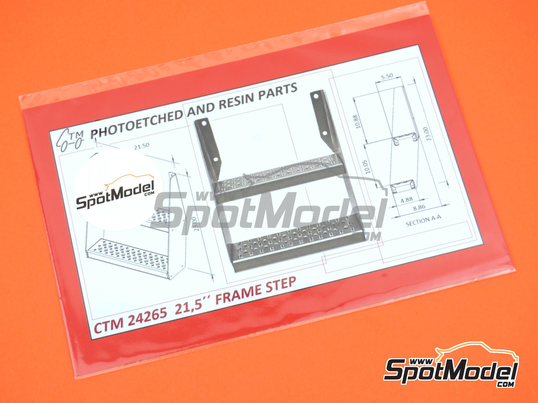 Image 4: 21,5 inches Frame Step | Detail in 1/24 scale manufactured by Czech Truck Model (ref.&nbsp;CTM24265, also 24265)