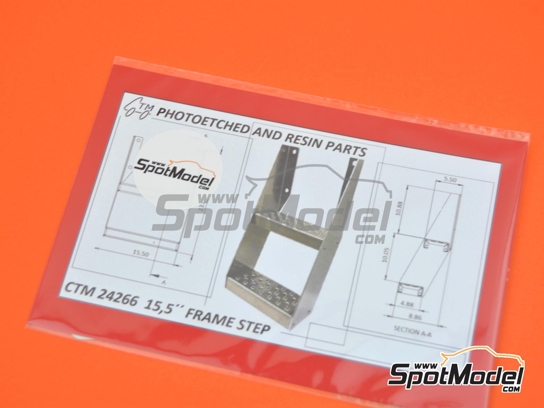 Image 4: Bastidor con escalones 15,5 pulgadas | Detalle en escala 1/24 fabricado por Czech Truck Model (ref. CTM24266, tambien 24266)