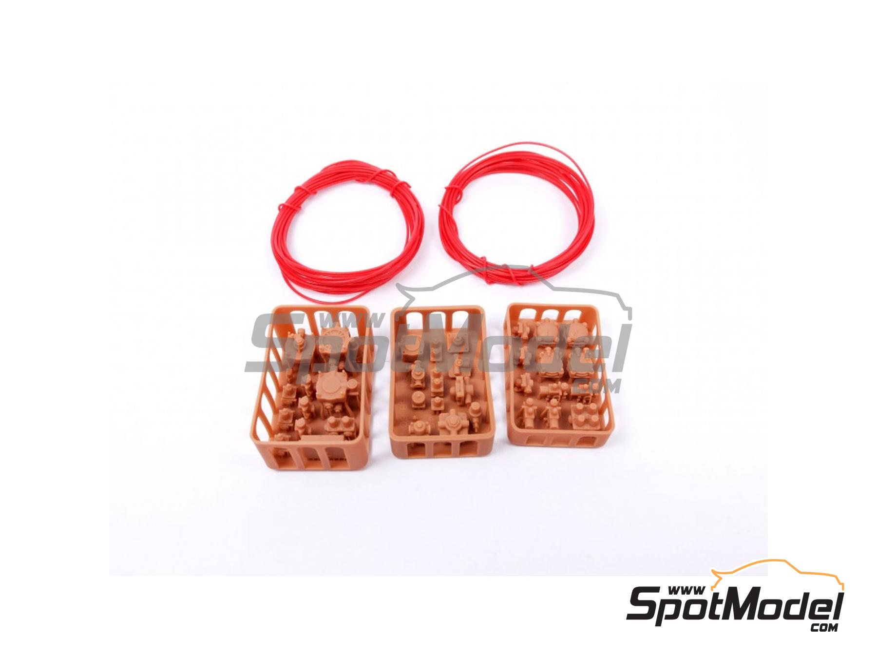 Image 2: Juego de v&aacute;lvulas de aire universales | Detalle en escala&nbsp;1/24 fabricado por Czech Truck Model (ref.&nbsp;CTM24271)