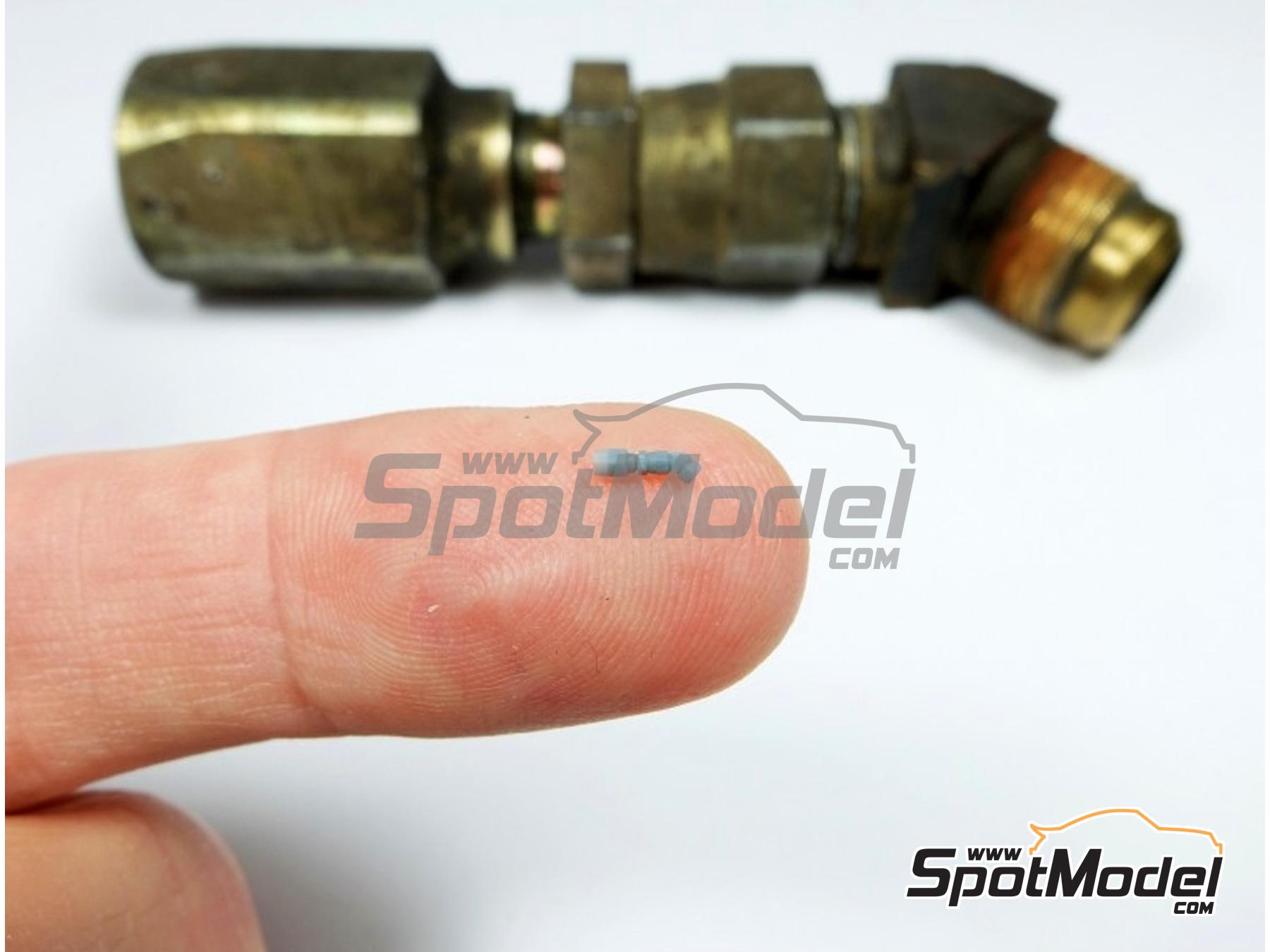 Image 7: American style air line fittings | Detail up set in 1/24 scale manufactured by Czech Truck Model (ref.&nbsp;CTM24279)