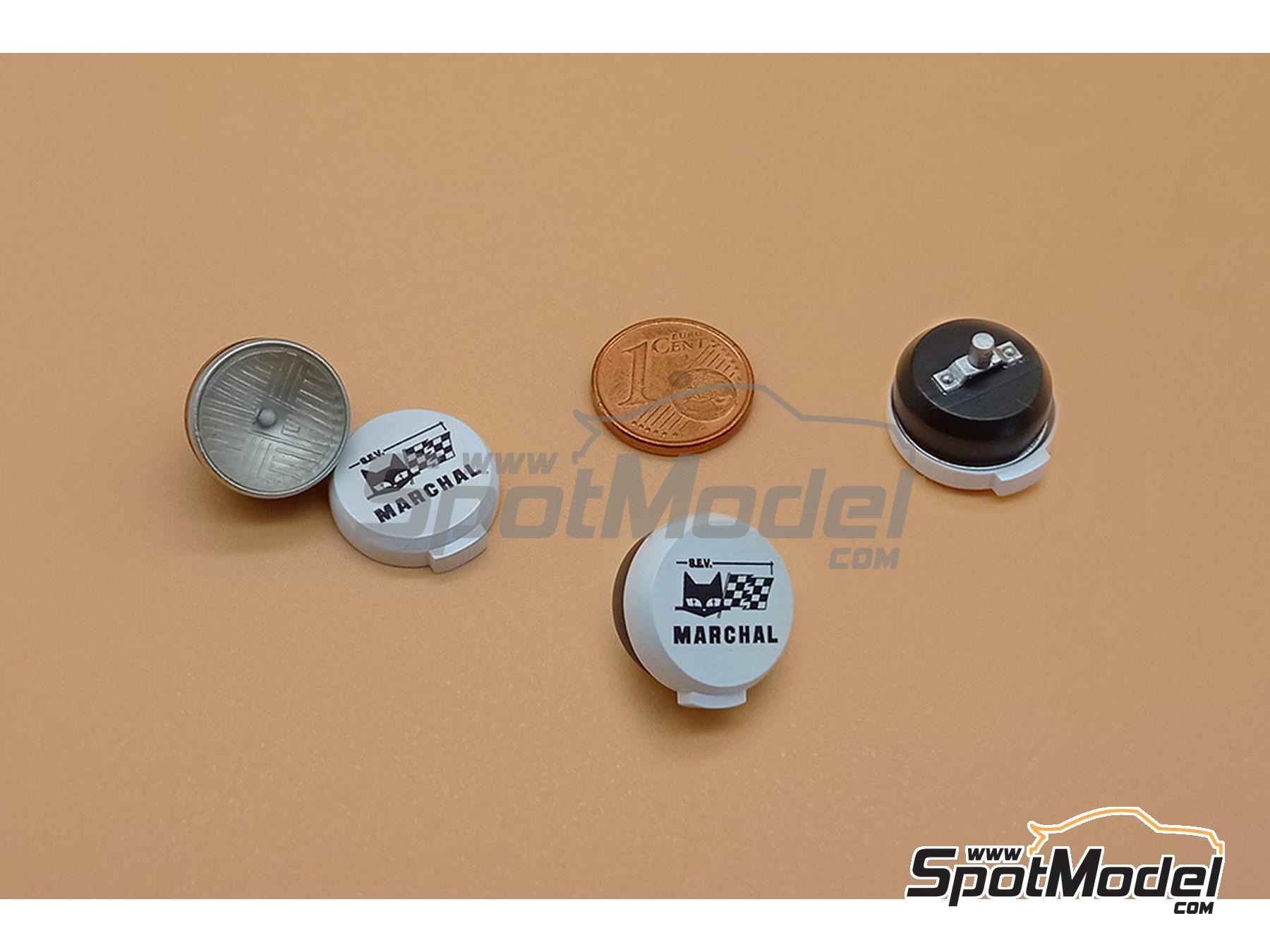 Image 3: Faro plano de 180mm | Luces en escala 1/12 fabricado por D.A.B. Models (ref. DAB12-006)