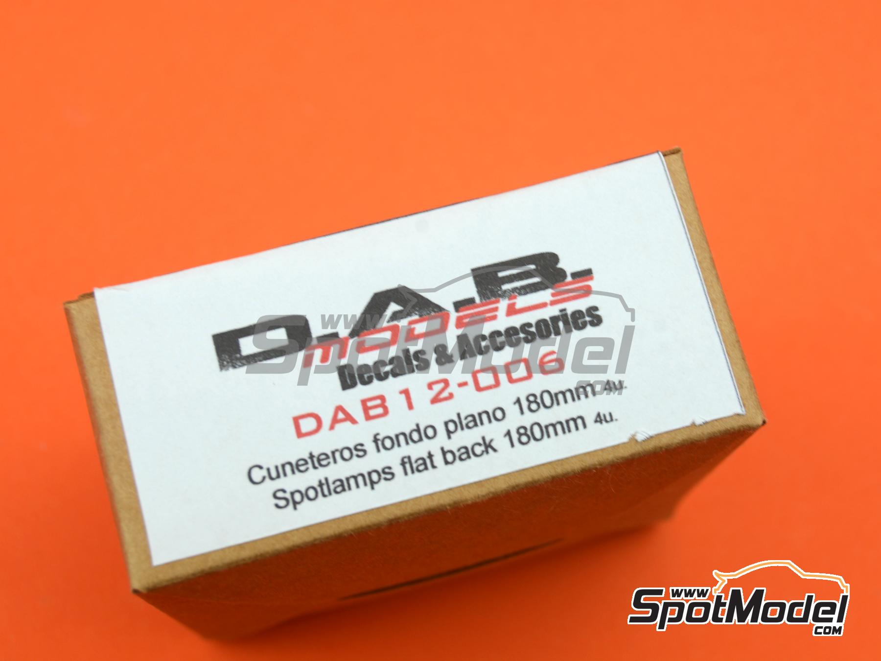 Image 4: Faro plano de 180mm | Luces en escala 1/12 fabricado por D.A.B. Models (ref. DAB12-006)