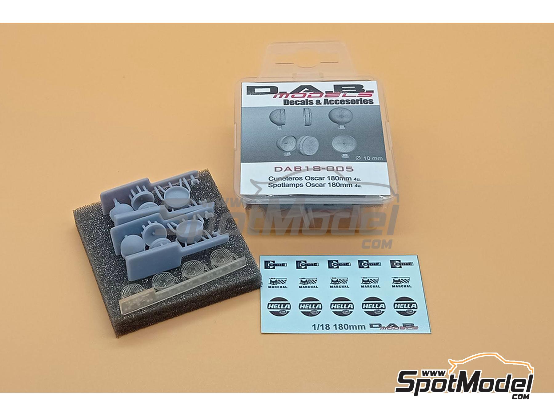 Image 3: Faro Oscar de 180mm | Luces en escala&nbsp;1/18 fabricado por D.A.B. Models (ref.&nbsp;DAB18-005)