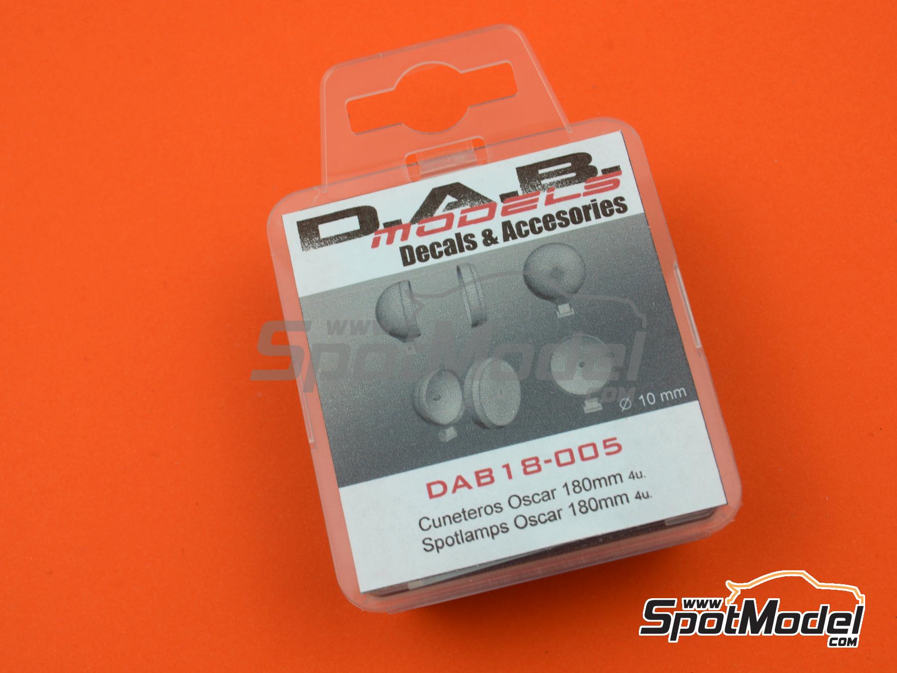 Image 4: Faro Oscar de 180mm | Luces en escala&nbsp;1/18 fabricado por D.A.B. Models (ref.&nbsp;DAB18-005)