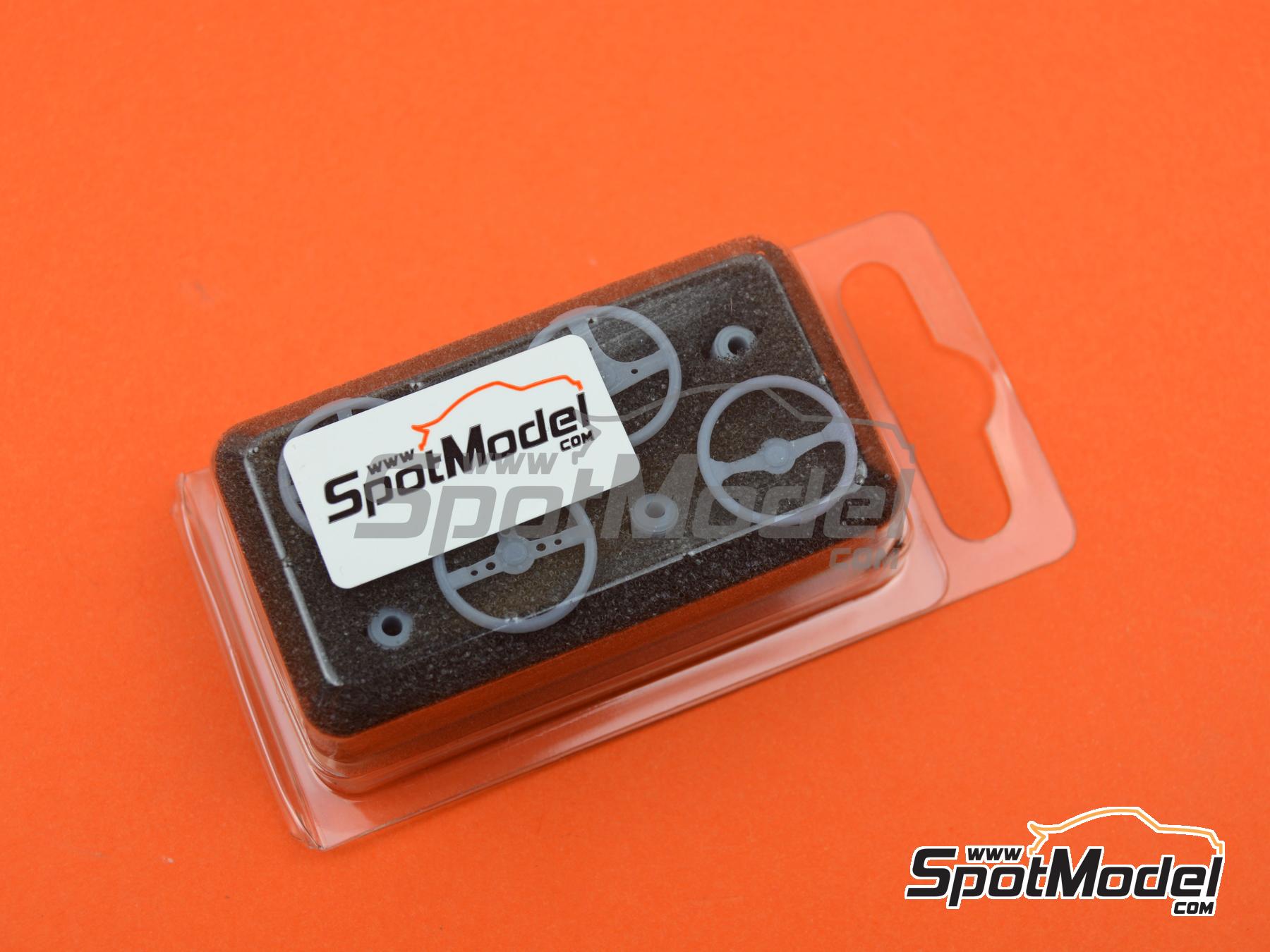 Image 8: Classic rally steering wheel - Type A, B, C and D | Steering wheel in 1/24 scale manufactured by D.A.B. Models (ref.&nbsp;DAB24-011)