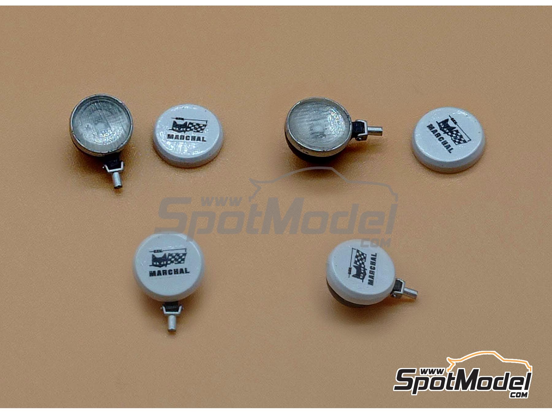 Image 1: Faro Super Oscar de 200mm | Luces en escala 1/24 fabricado por D.A.B. Models (ref. DAB24-019)