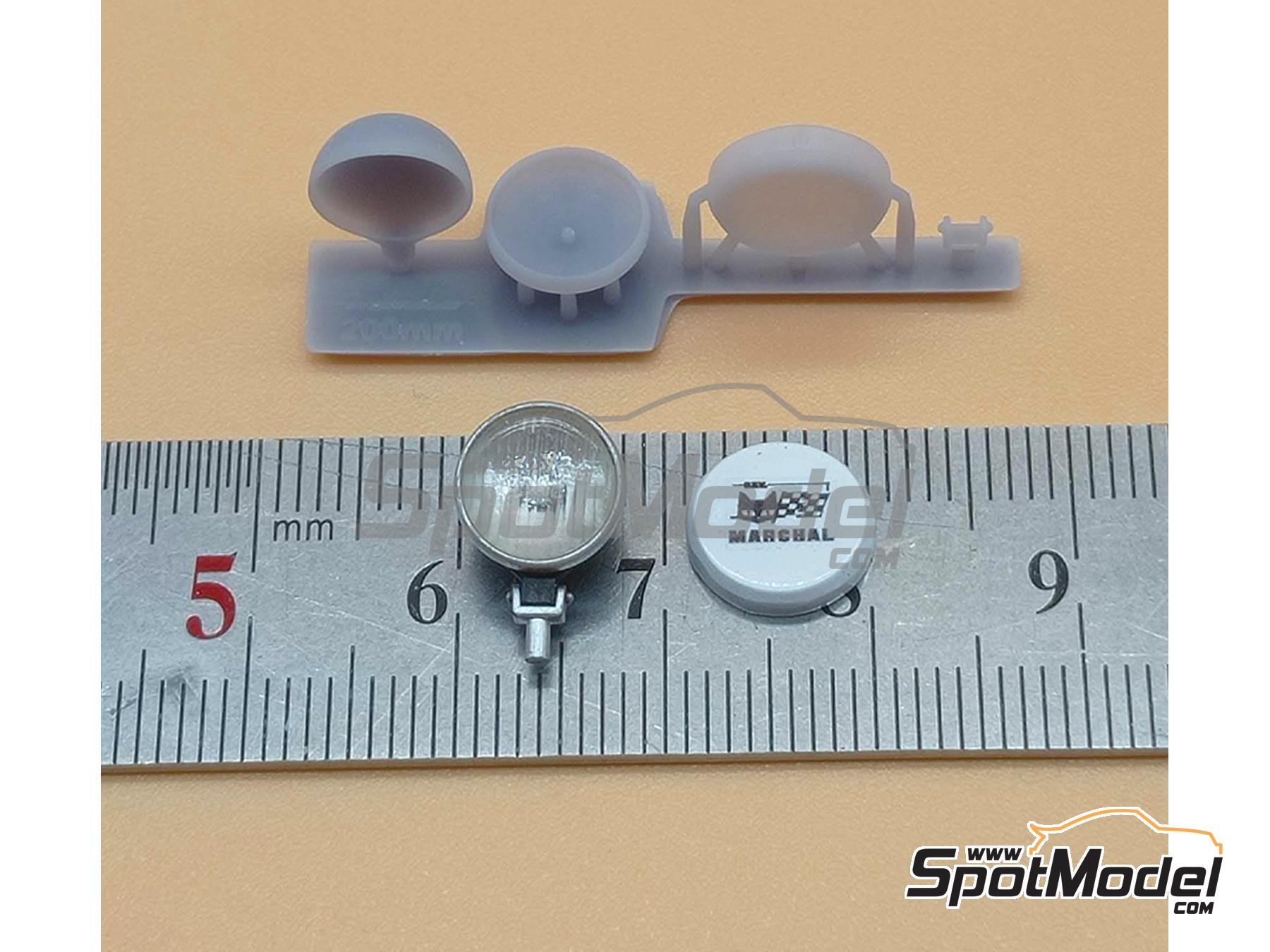 Image 2: Faro Super Oscar de 200mm | Luces en escala 1/24 fabricado por D.A.B. Models (ref. DAB24-019)