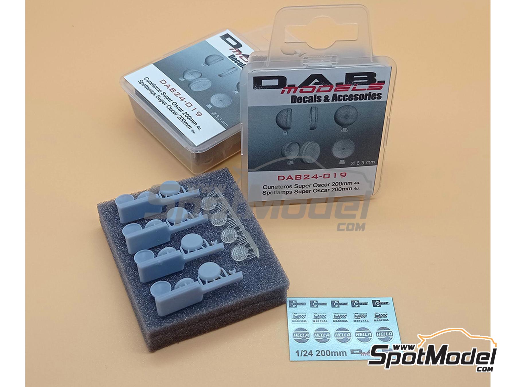 Image 4: Faro Super Oscar de 200mm | Luces en escala 1/24 fabricado por D.A.B. Models (ref. DAB24-019)