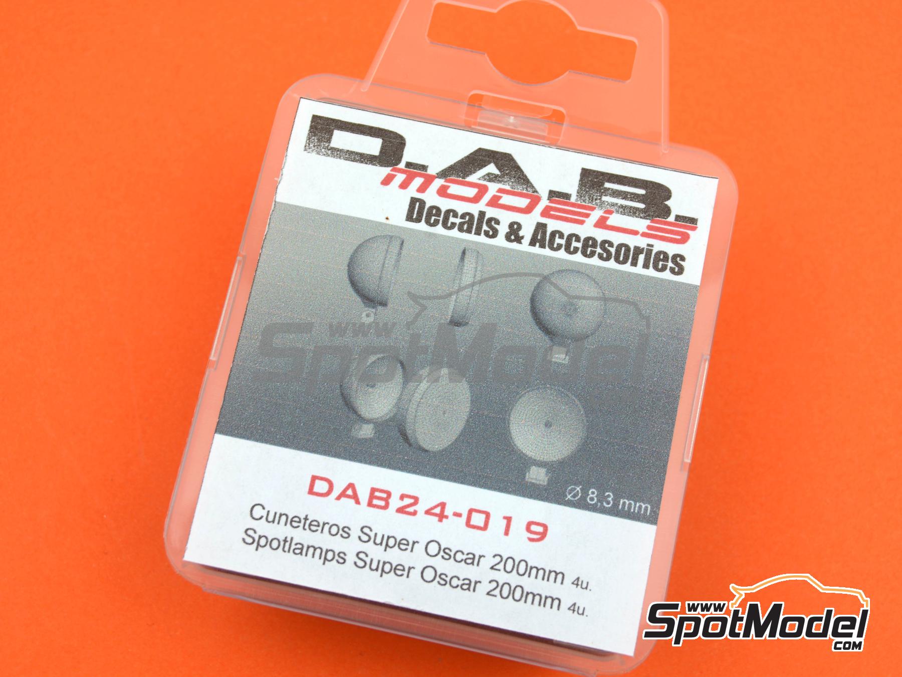 Image 5: Faro Super Oscar de 200mm | Luces en escala 1/24 fabricado por D.A.B. Models (ref. DAB24-019)