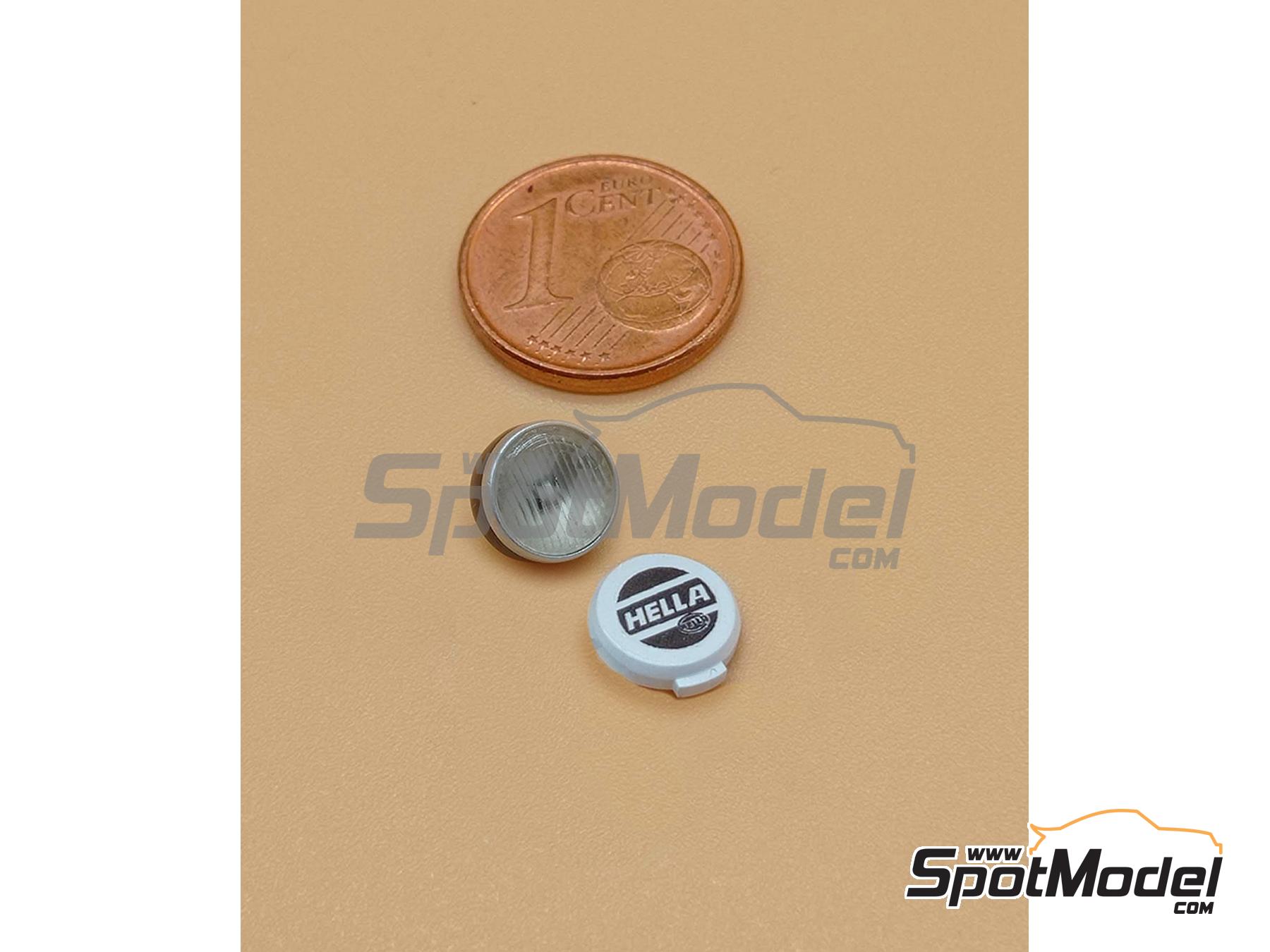 Image 3: Faro plano de 180mm | Luces en escala 1/24 fabricado por D.A.B. Models (ref. DAB24-020)