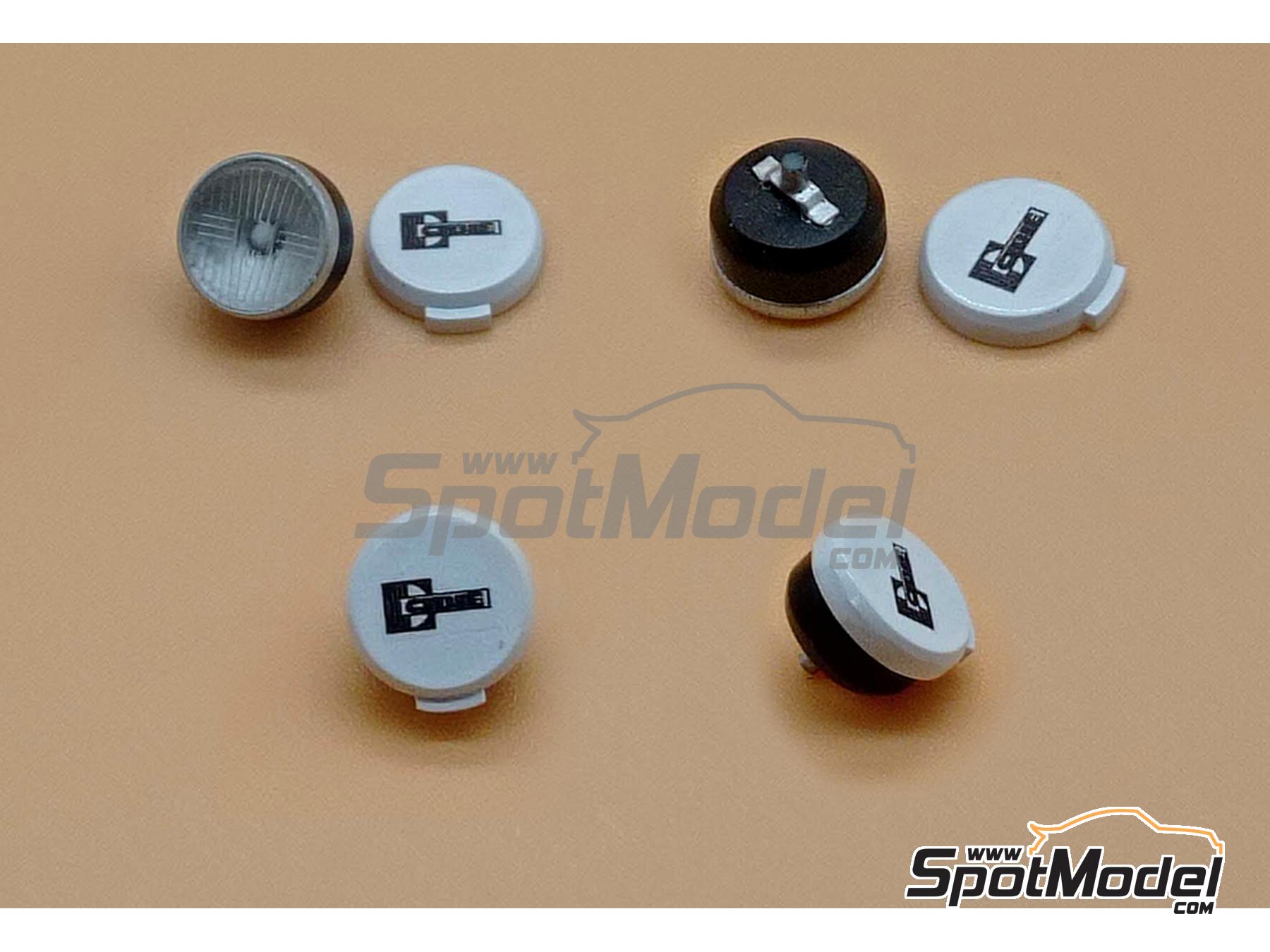 Image 1: Spotlamps with flat back 200mm | Lights in 1/24 scale manufactured by D.A.B. Models (ref.&nbsp;DAB24-021)