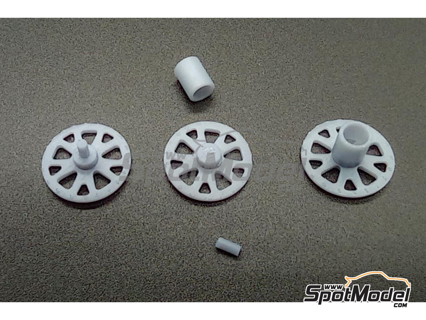 Image 8: Outlaw Magnus Walker Type B - 17" inches | Rims and tyres set in 1/24 scale manufactured by D.A.B. Models (ref.&nbsp;DAB24-024)