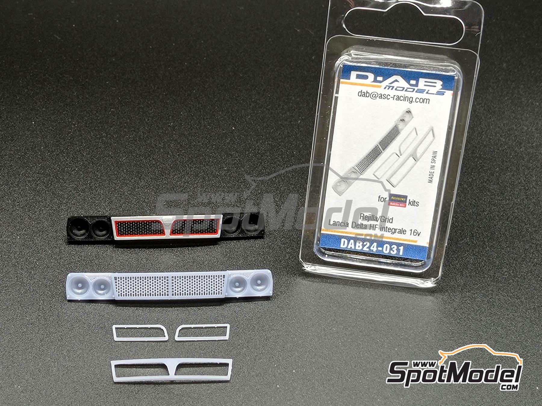 Image 1: Lancia Delta HF Integrale 16V | Detail up set in 1/24 scale manufactured by D.A.B. Models (ref.&nbsp;DAB24-031)