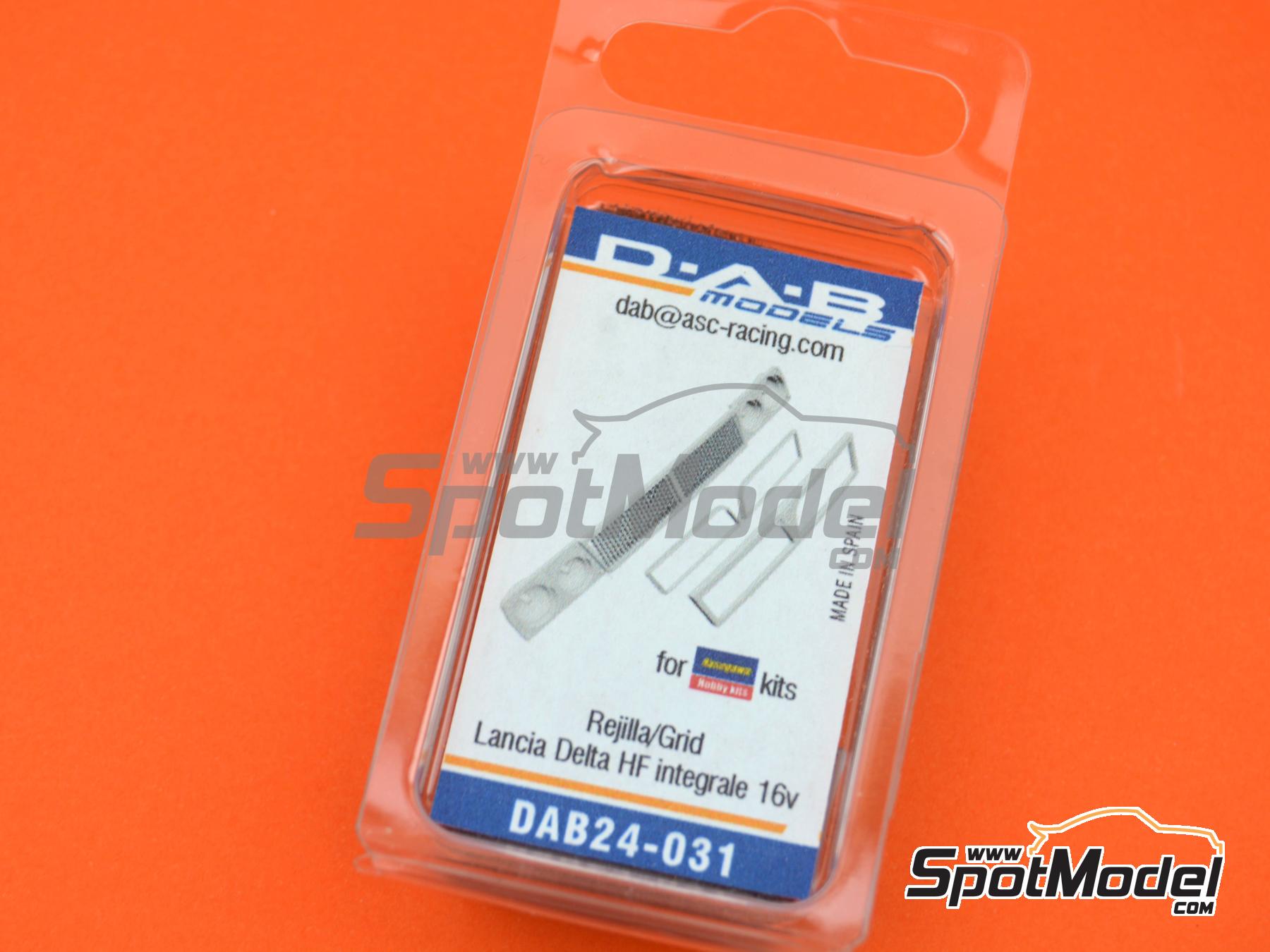 Image 4: Lancia Delta HF Integrale 16V | Detail up set in 1/24 scale manufactured by D.A.B. Models (ref.&nbsp;DAB24-031)