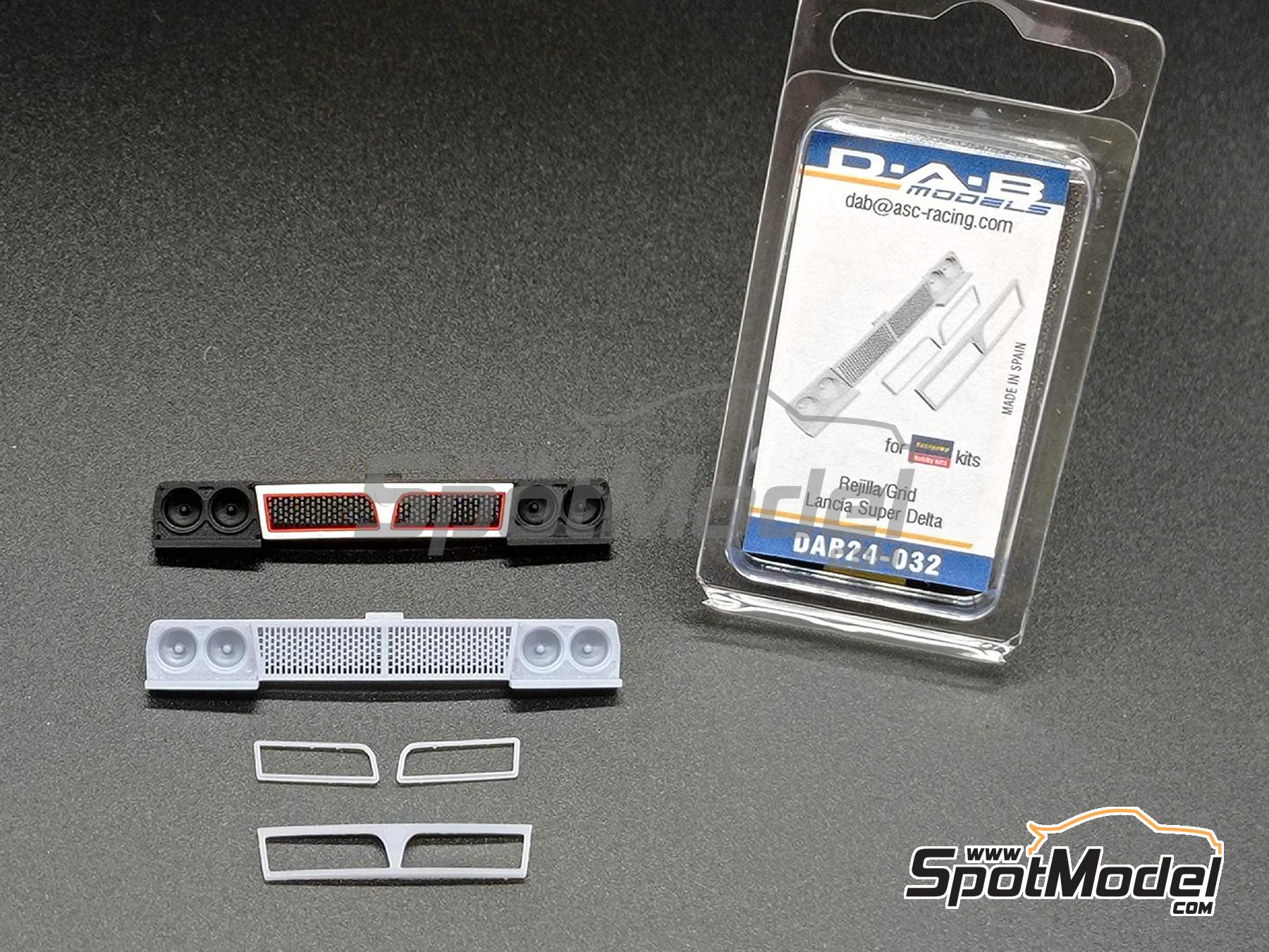 Image 1: Lancia Super Delta | Detail up set in 1/24 scale manufactured by D.A.B. Models (ref.&nbsp;DAB24-032)