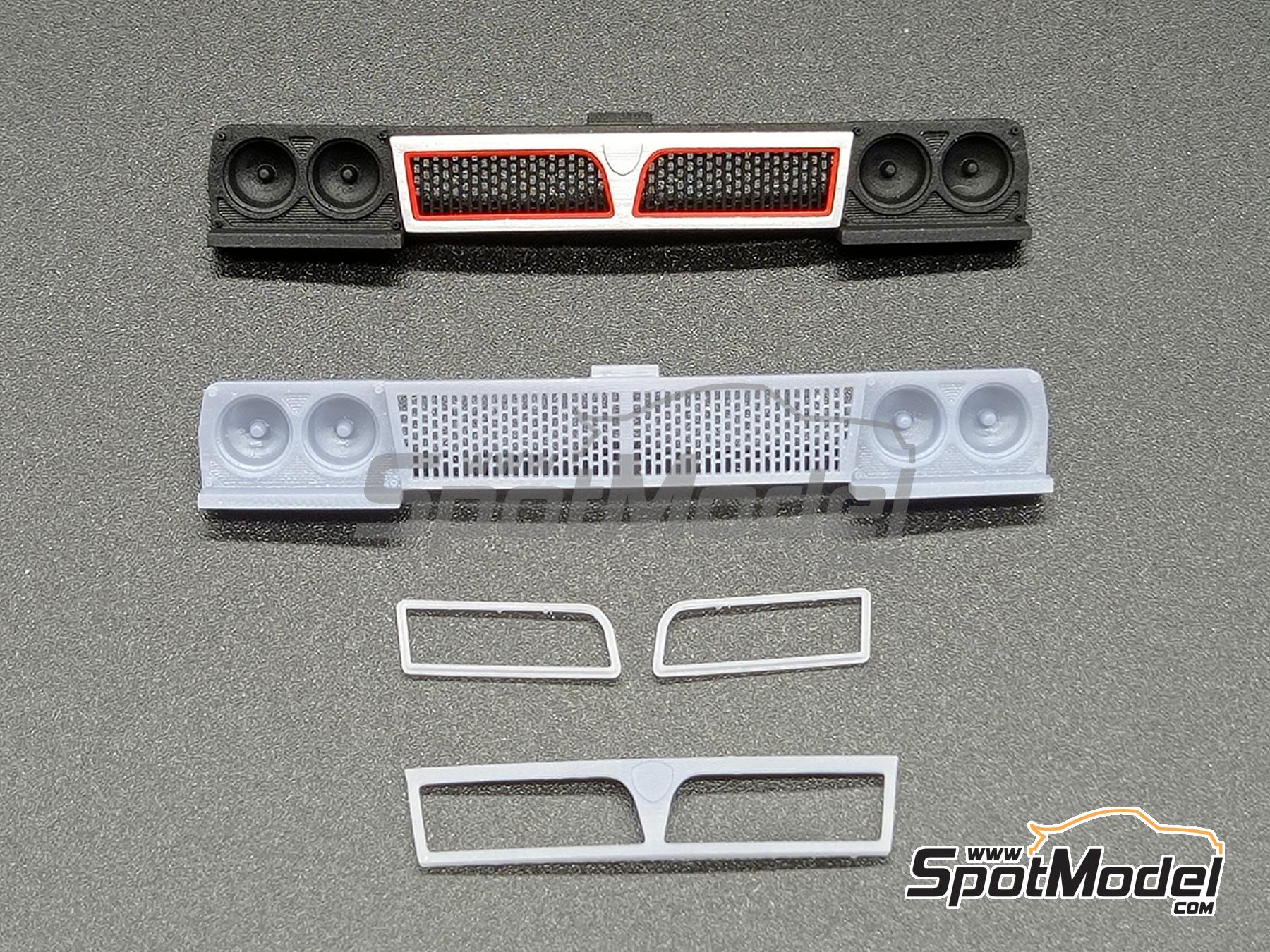 Image 2: Lancia Super Delta | Detail up set in 1/24 scale manufactured by D.A.B. Models (ref.&nbsp;DAB24-032)