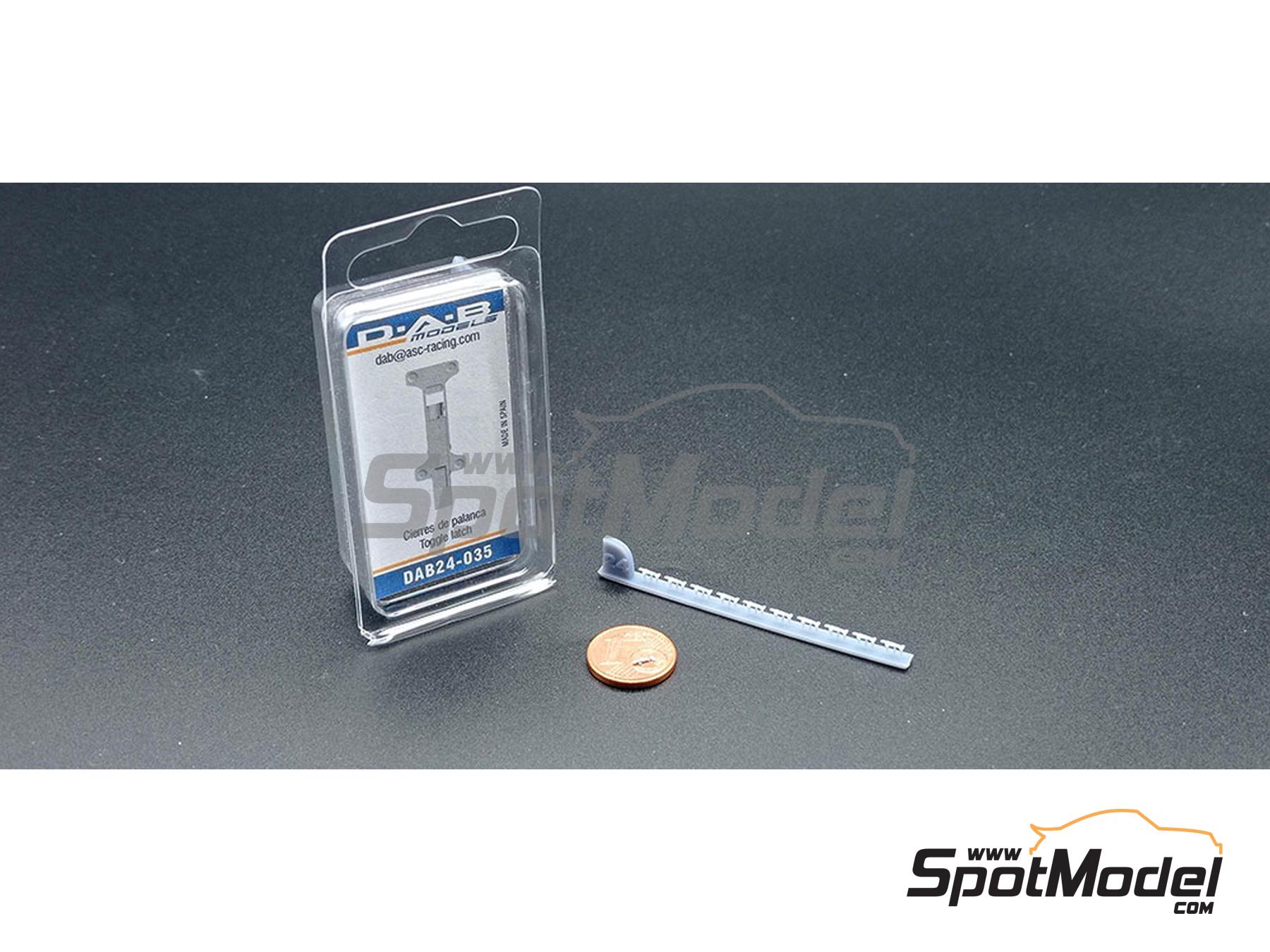 Image 2: Cierres de palanca | Cierres de capot en escala&nbsp;1/24 fabricado por D.A.B. Models (ref.&nbsp;DAB24-035)