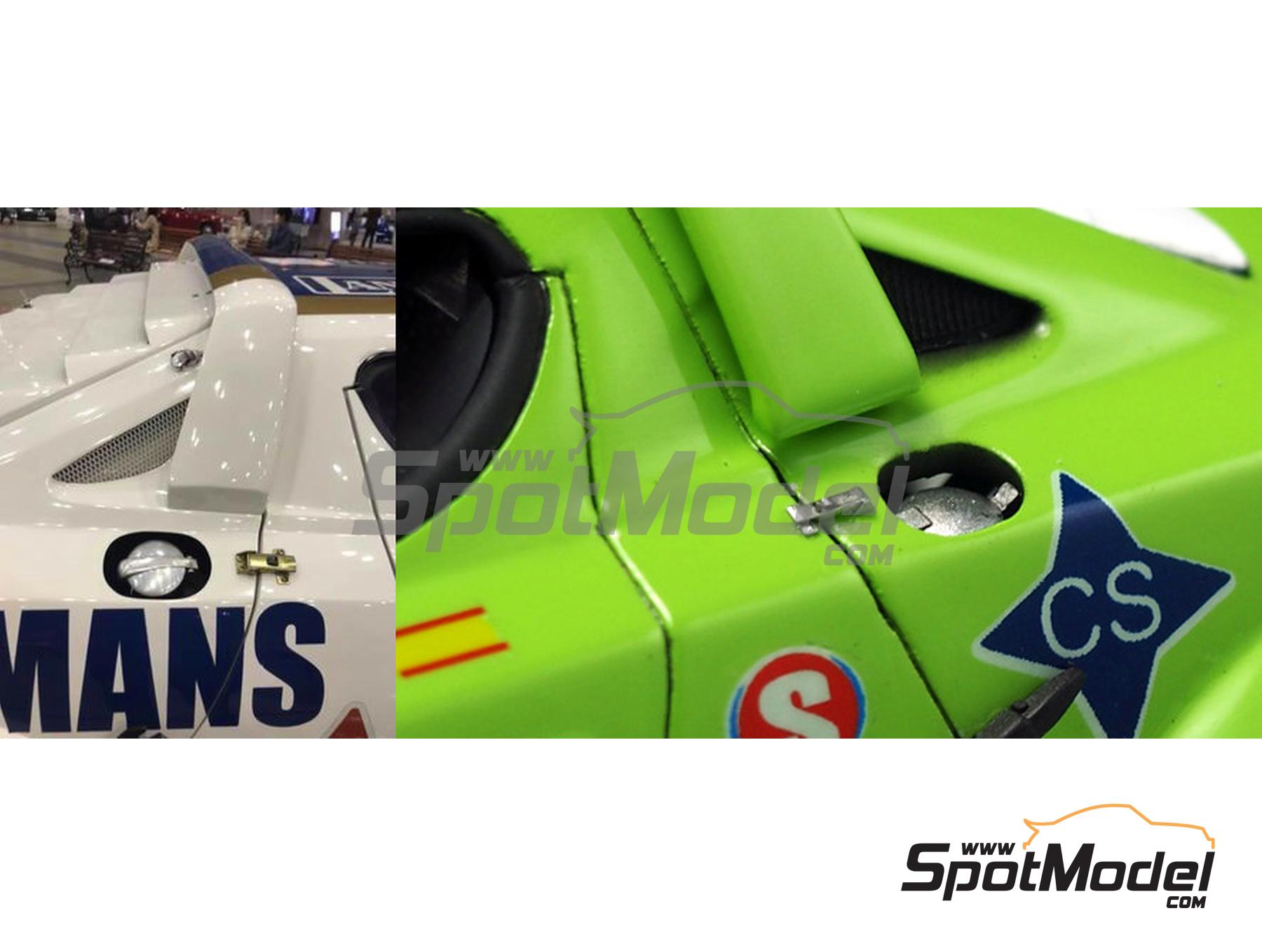 Image 4: Toggle latch | Bonnet pins in 1/24 scale manufactured by D.A.B. Models (ref.&nbsp;DAB24-038)