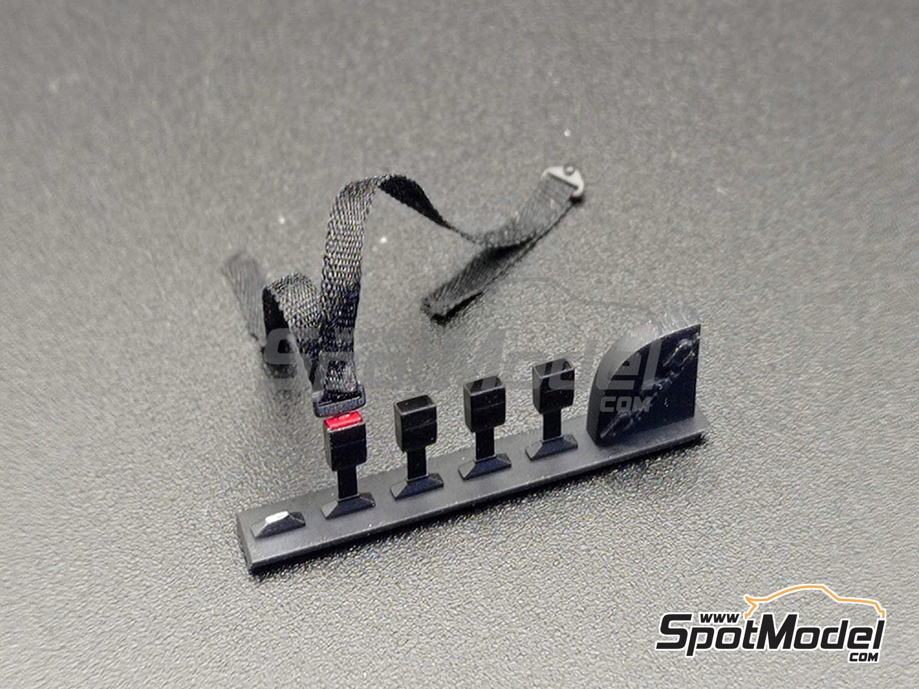 Image 4: Road cars seatbelts | Seatbelts in 1/24 scale manufactured by D.A.B. Models (ref. DAB24-039)