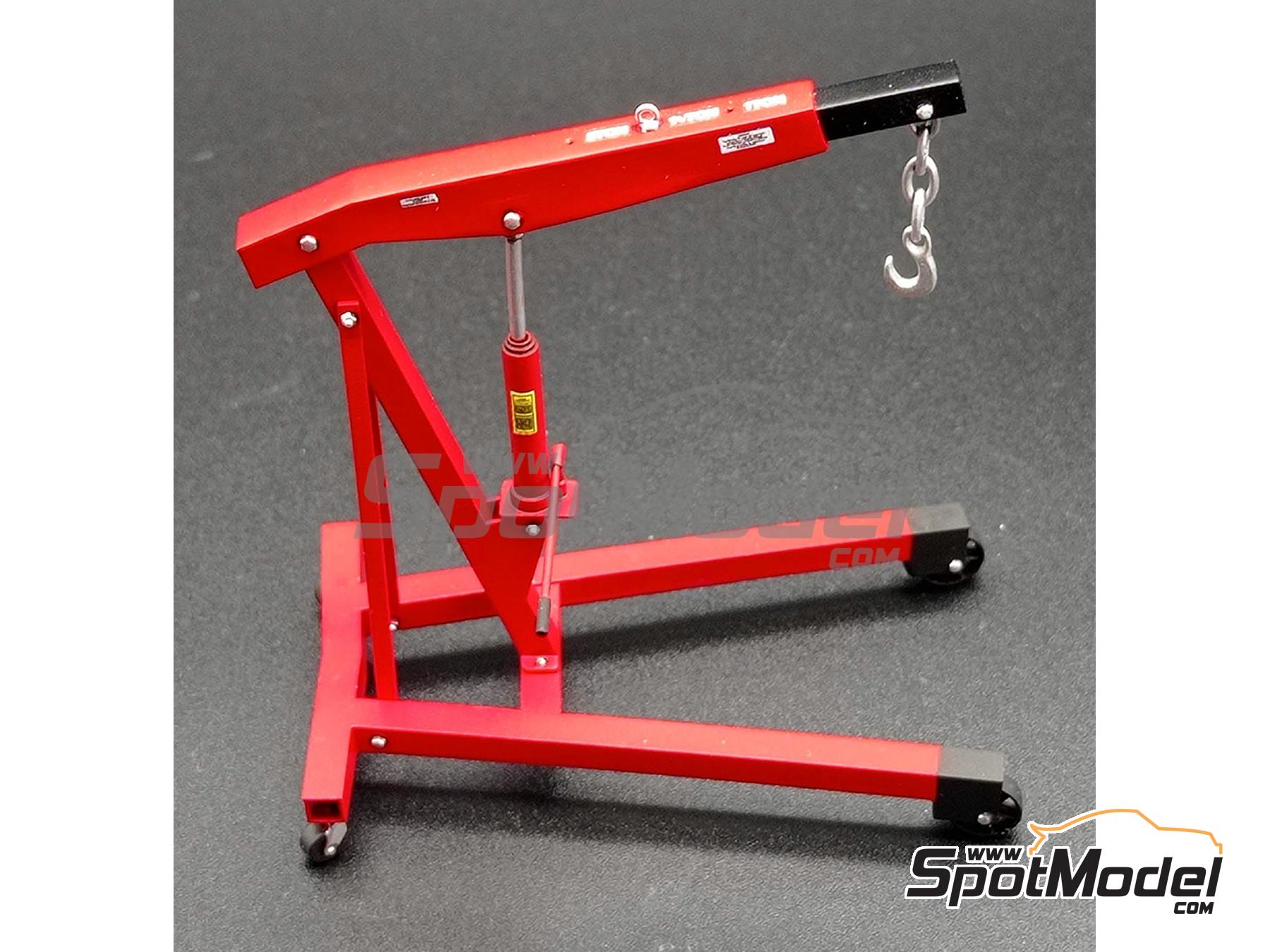 Image 4: Workshop crane | Scale model kit in 1/24 scale manufactured by D.A.B. Models (ref. DAB24-044)