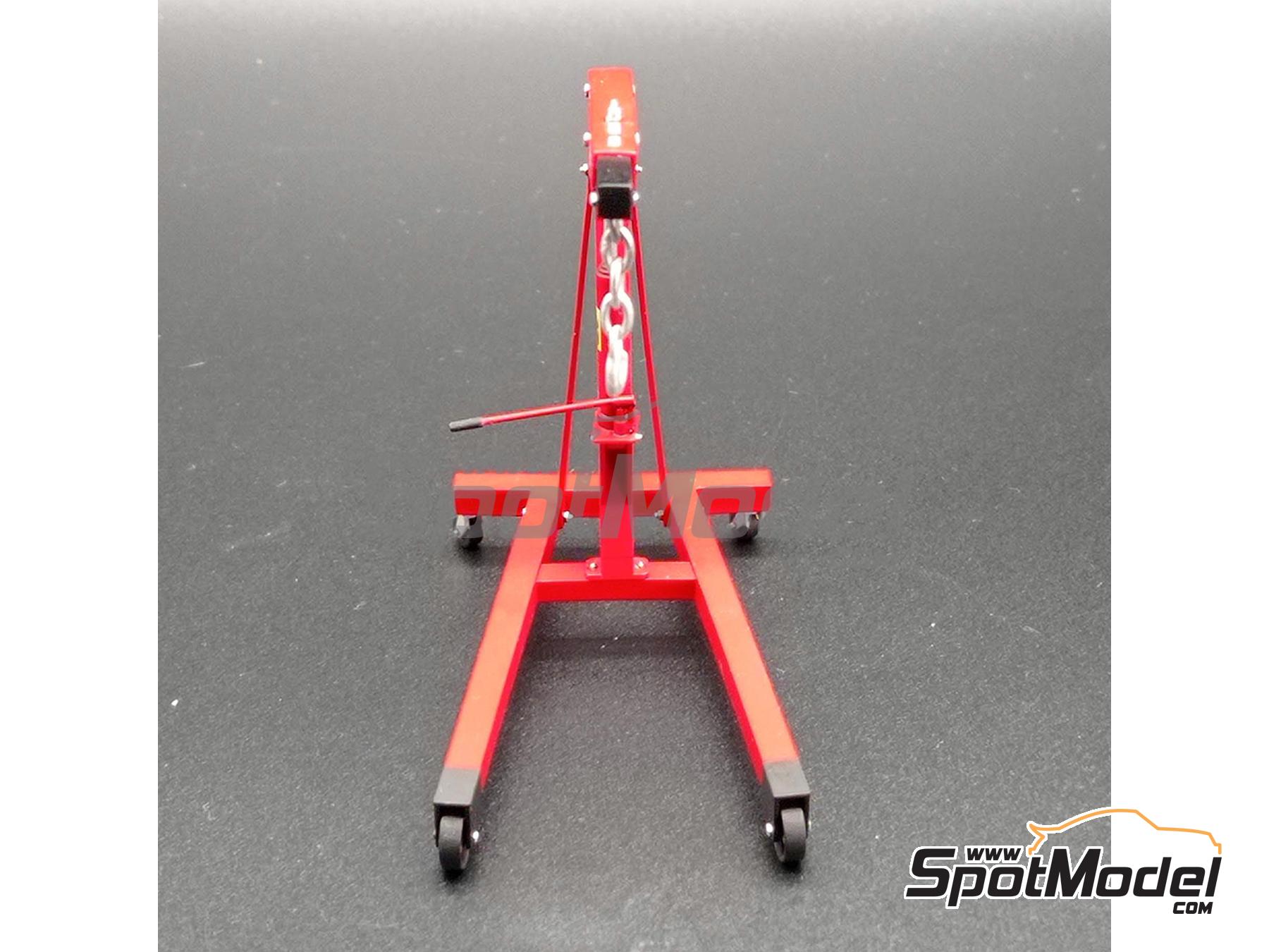 Image 5: Workshop crane | Scale model kit in 1/24 scale manufactured by D.A.B. Models (ref. DAB24-044)